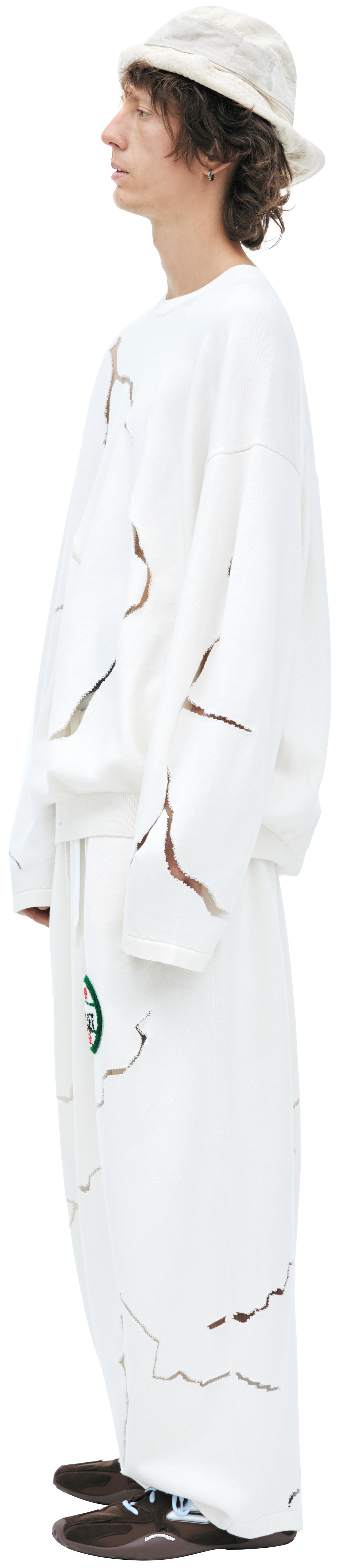 Doublet CRACKED EGG KNIT sweatshirt