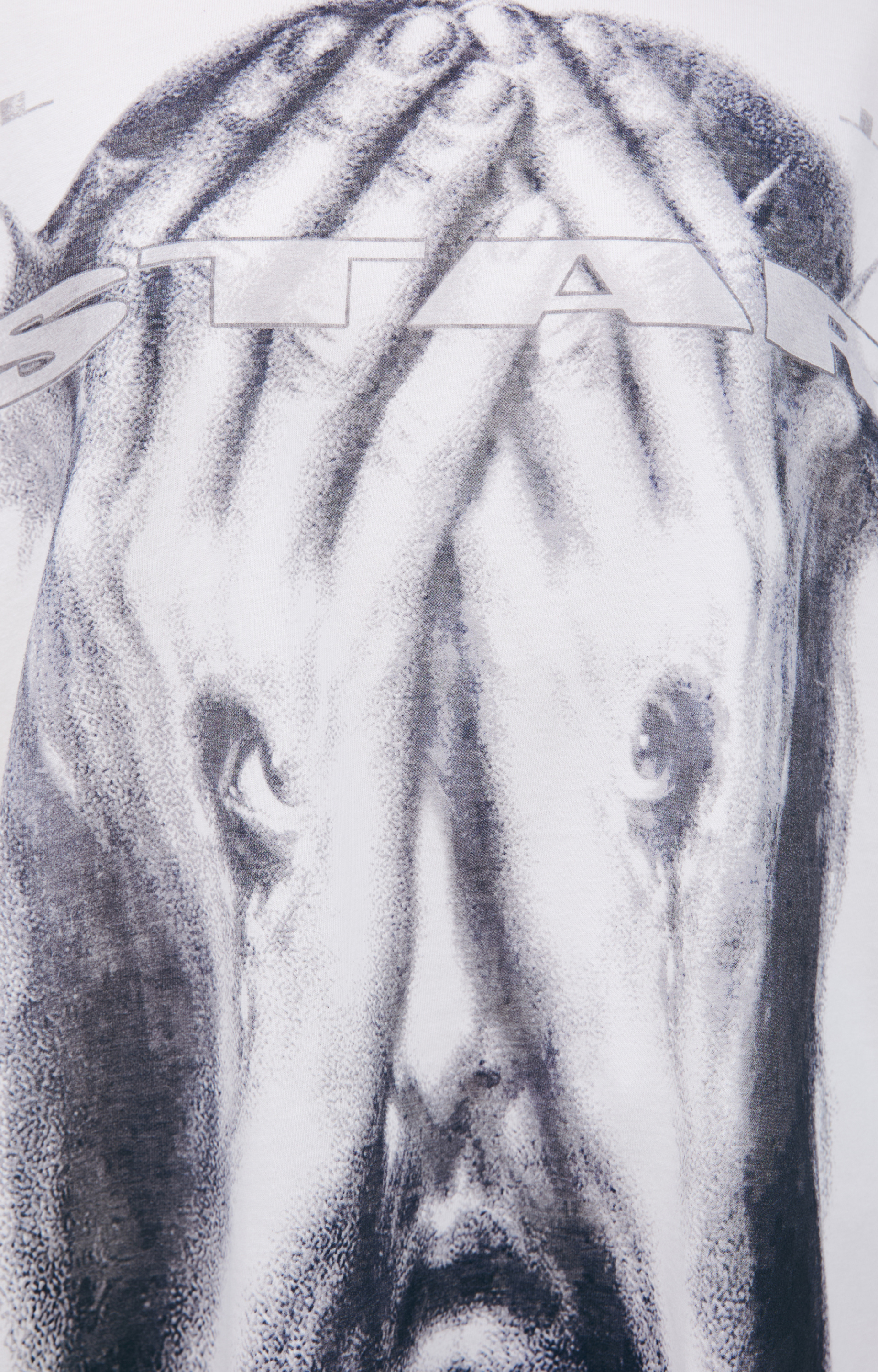 Hellstar White print T-shirt