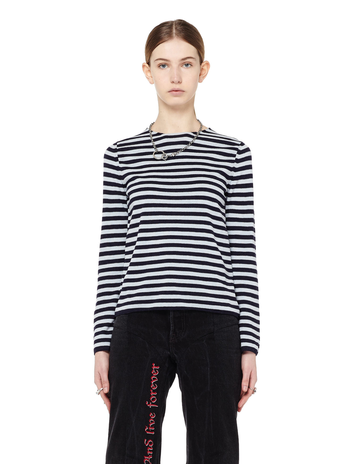 Comme des Garcons CdG Cotton striped long sleeve shirt