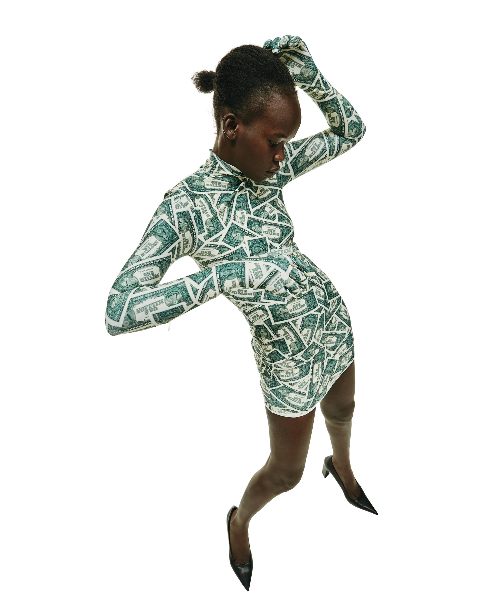 VETEMENTS Million dollar dress with gloves