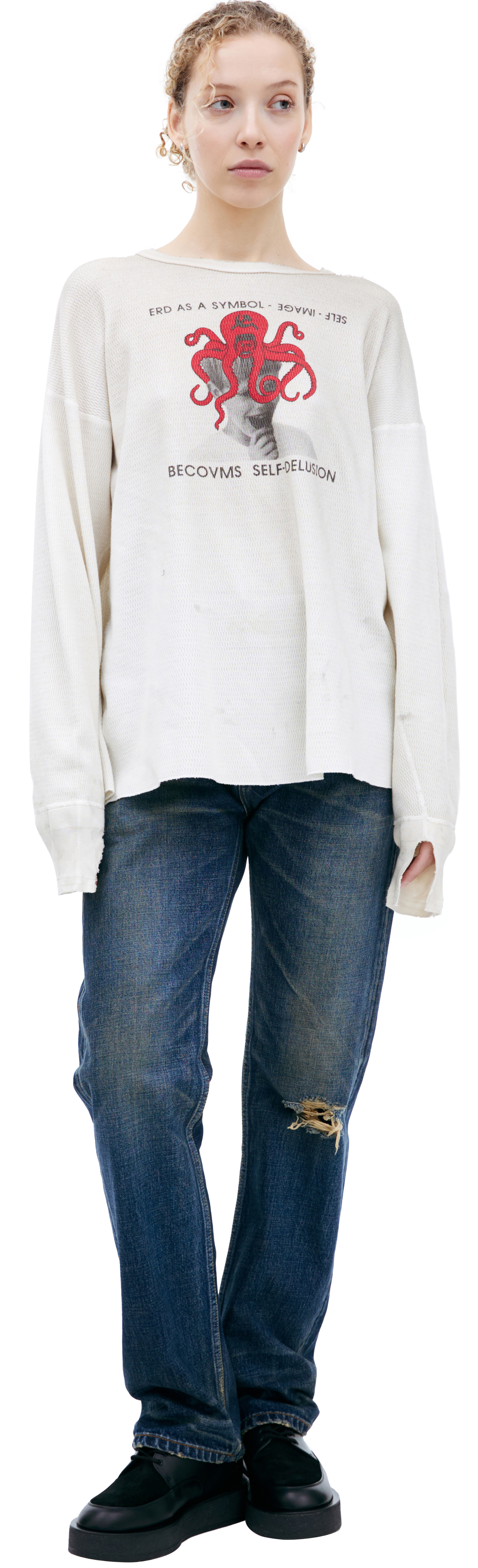 Enfants Riches Déprimés White Printed Longsleeve