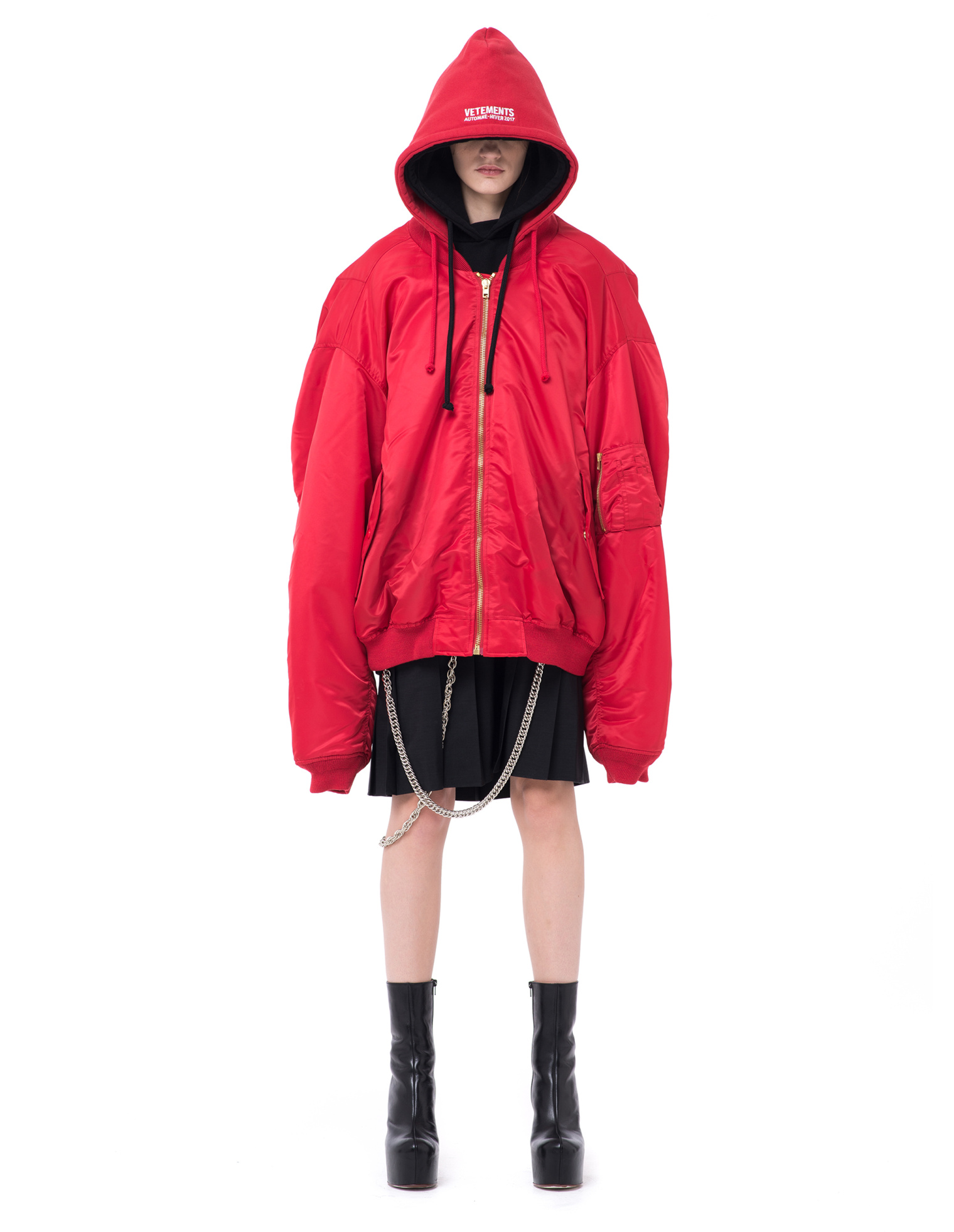 VETEMENTS Бомбер из полиэстера