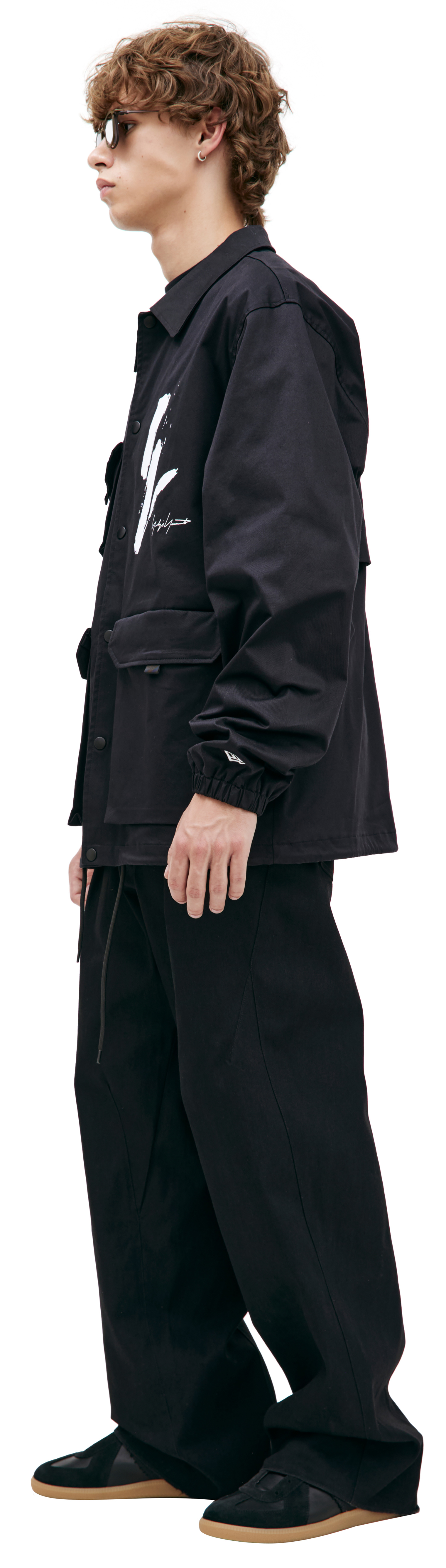 Yohji Yamamoto Coach jacket with patch pockets