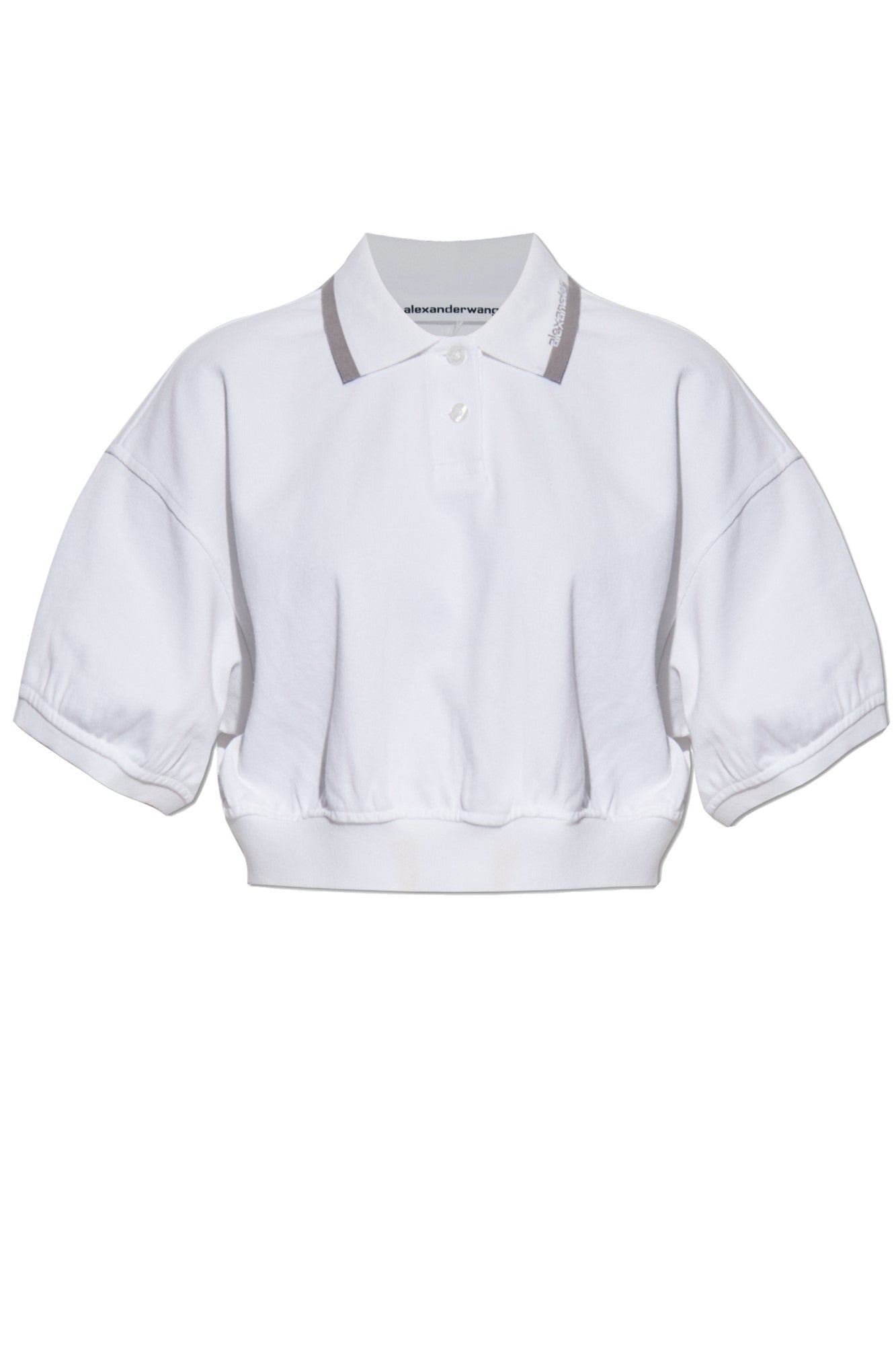 Alexander Wang Relaxed Cropped Cinched Polo