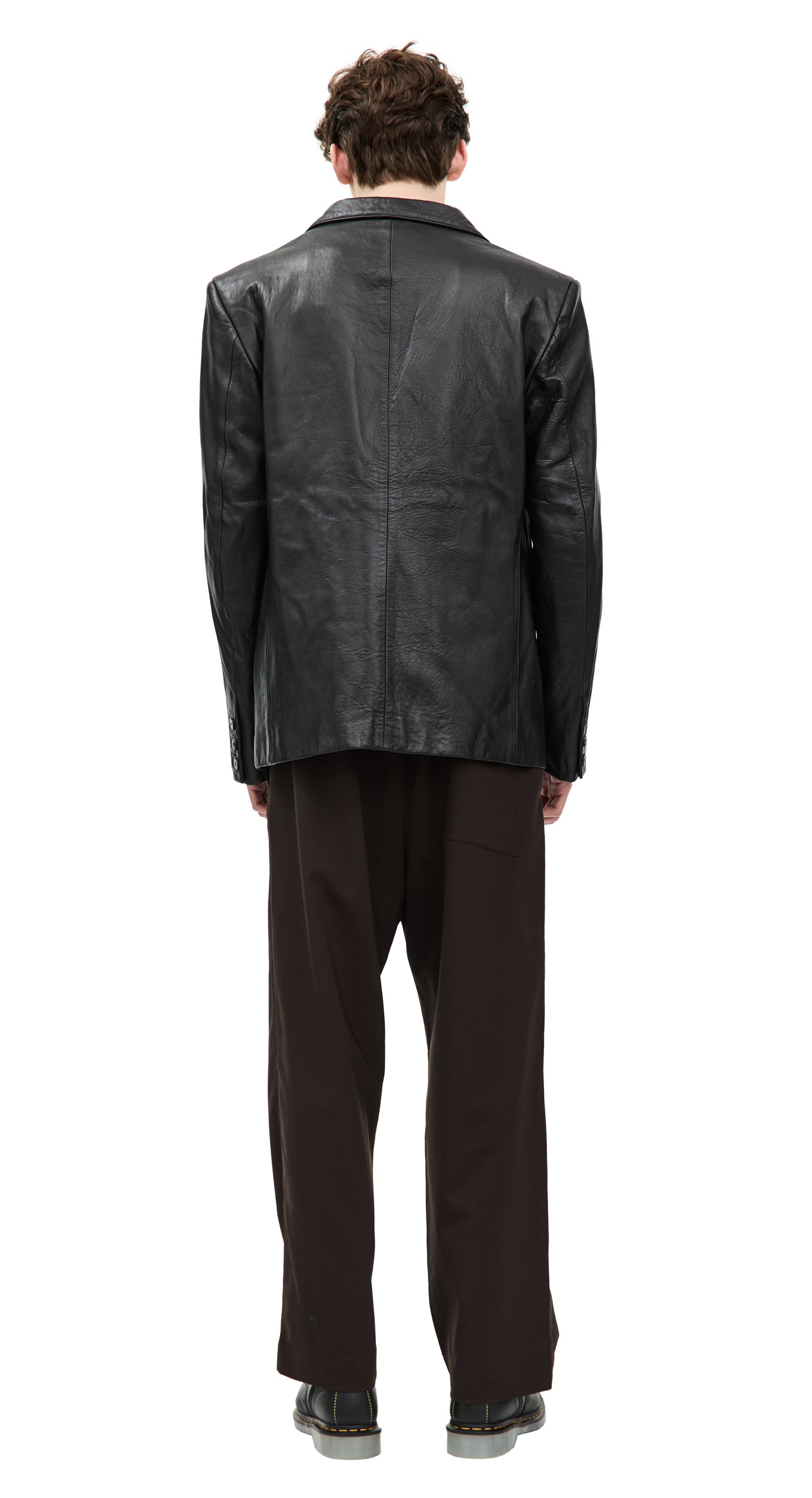 Enfants Riches Déprimés Single-breasted leather jacket