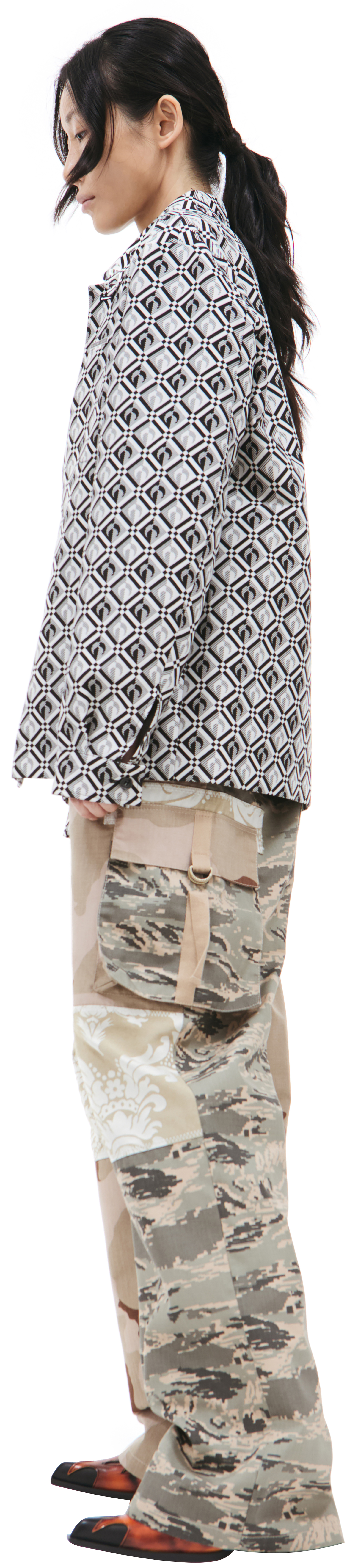 MARINE SERRE Moonogram printed jacket