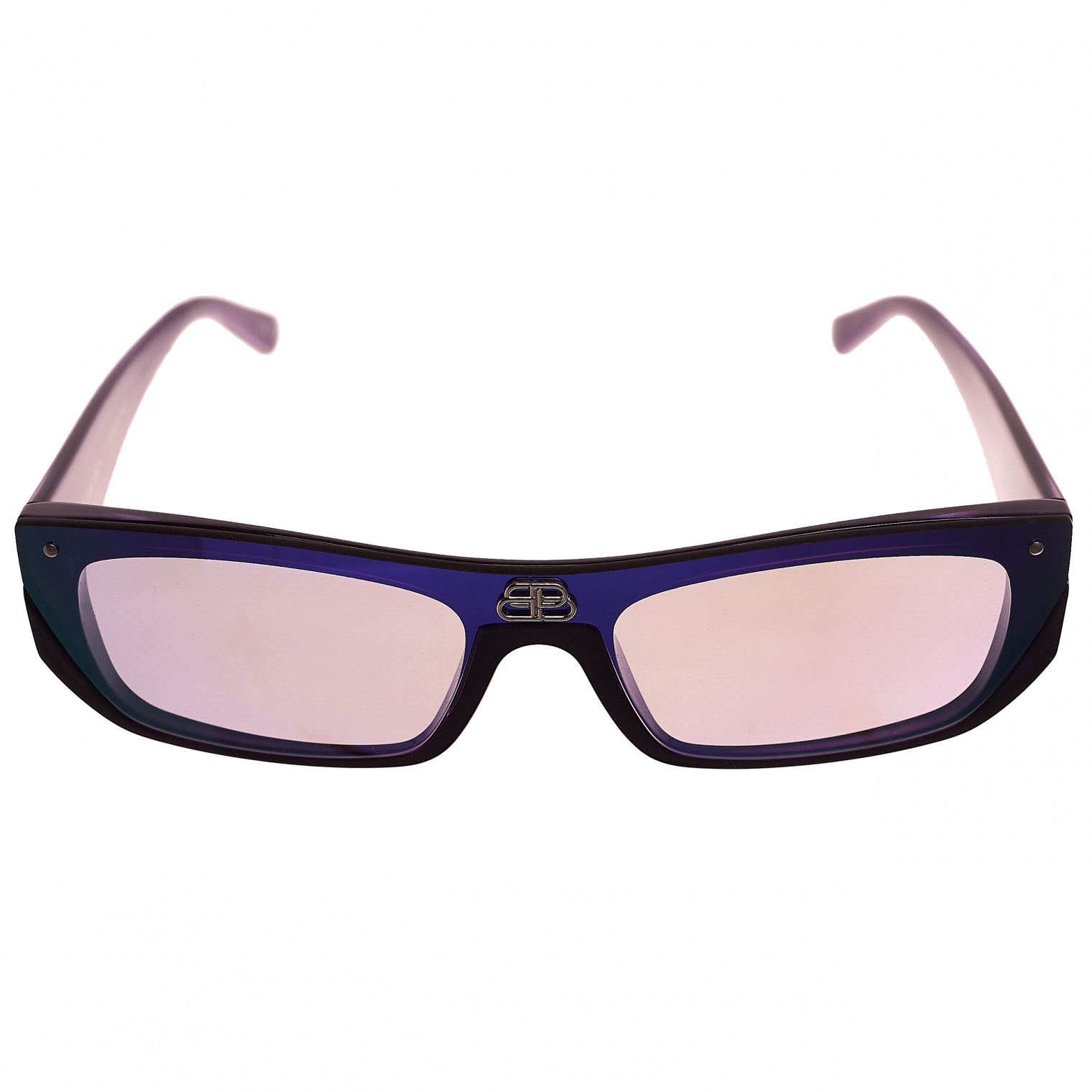 Balenciaga Фиолетовые очки с логотипом