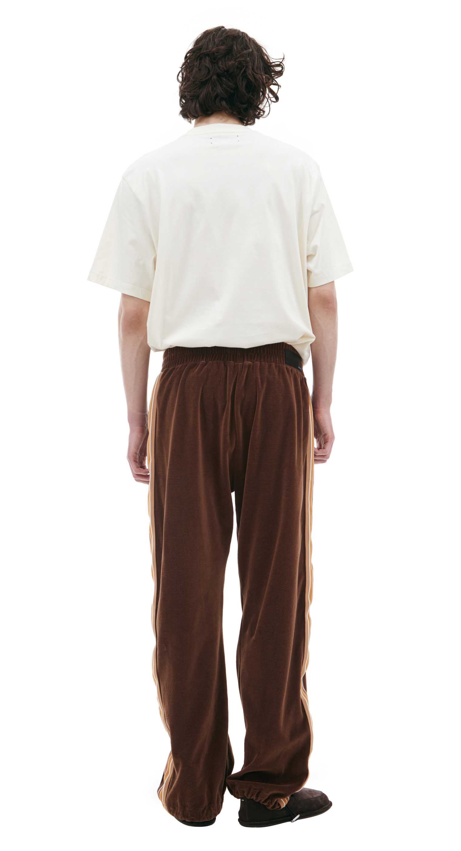 AMIRI Logo velour trousers