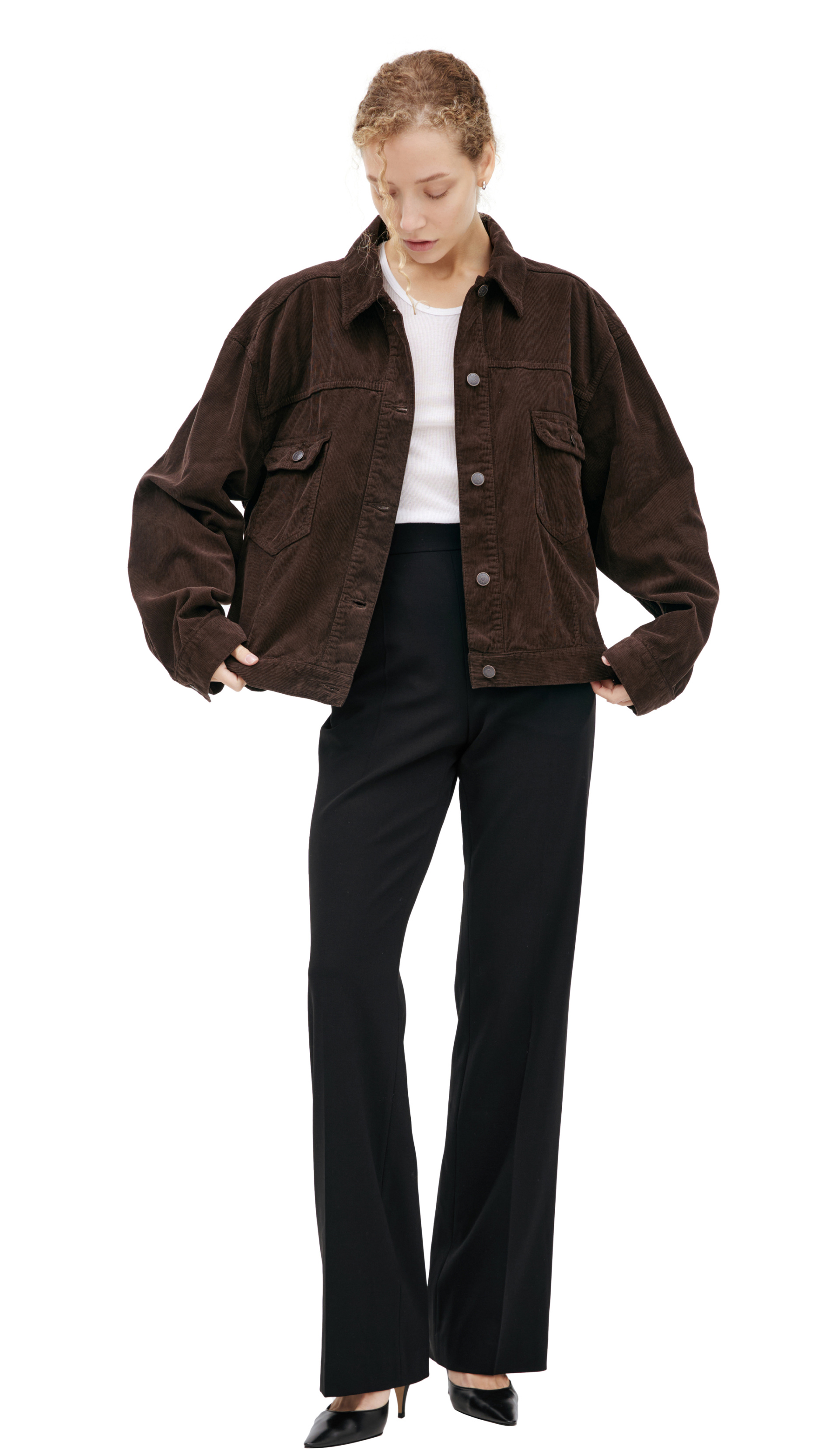 The Row Corduroy buttoned jacket