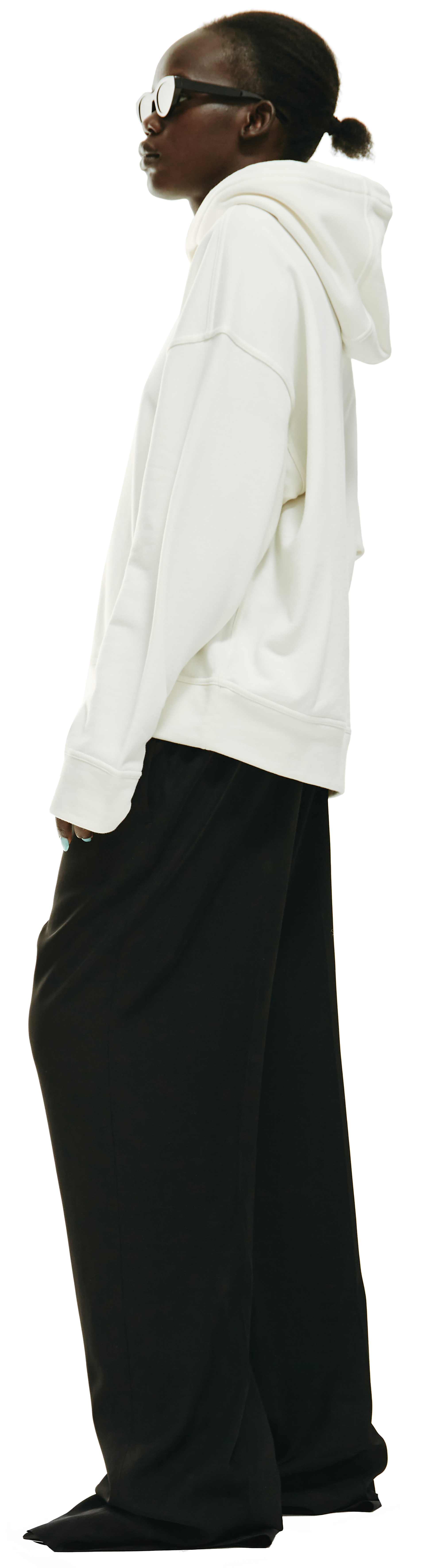 Jil Sander Cotton logo hoodie