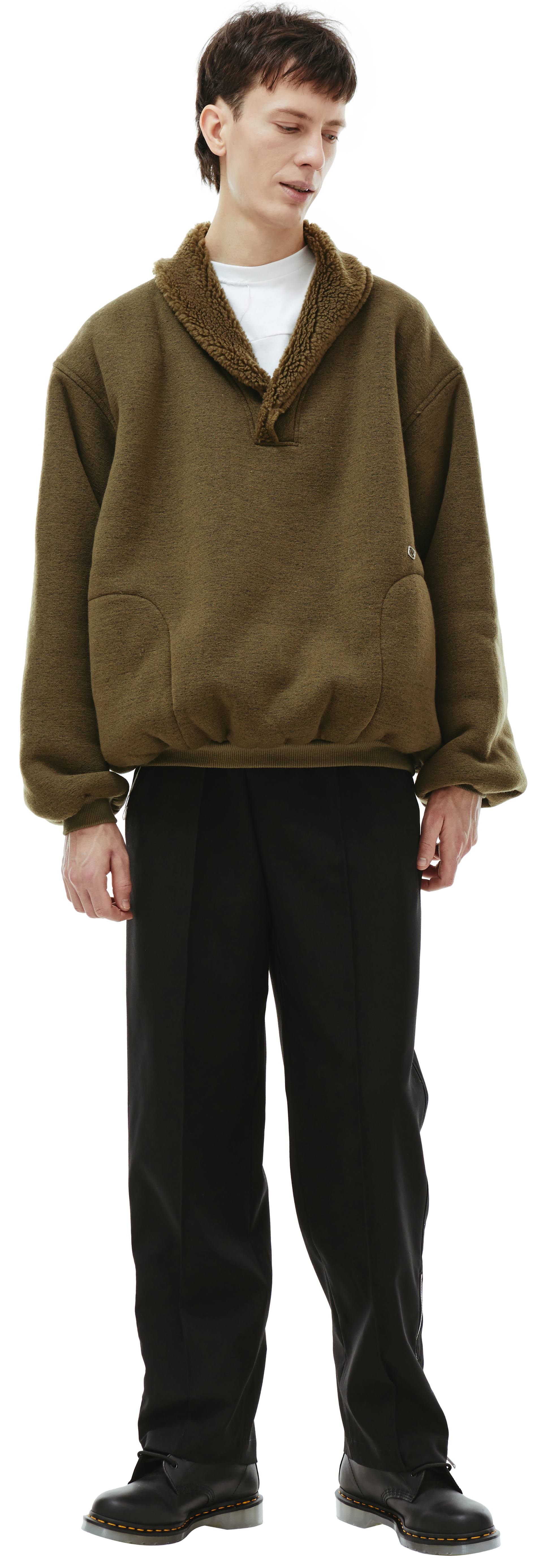 Children of the discordance Oversized boa jacket