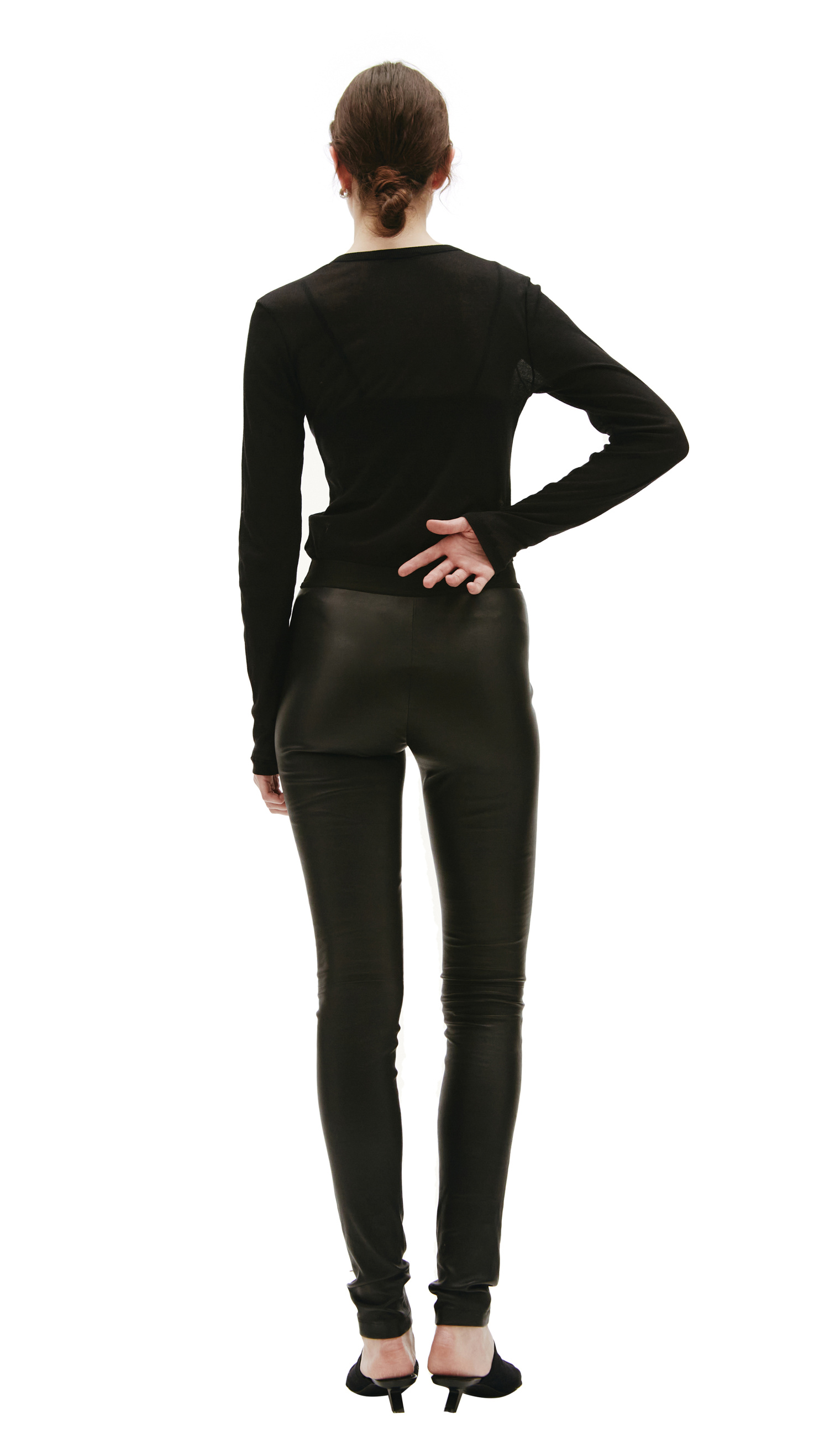 Ann Demeulemeester Elien leather leggings