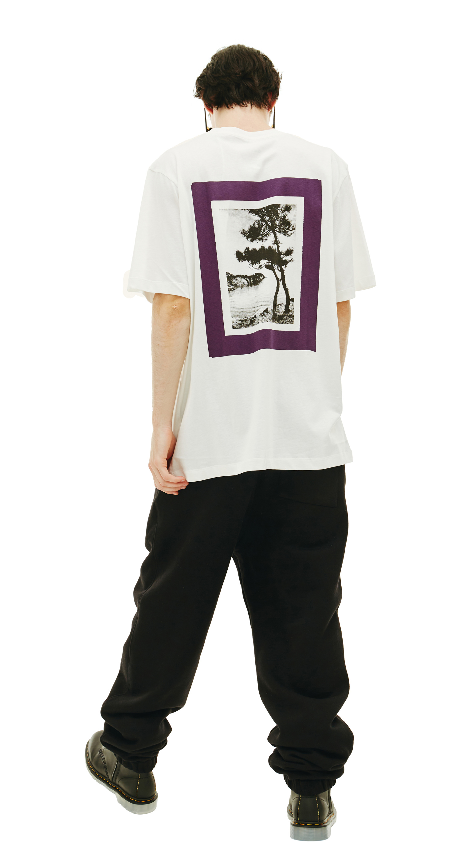 Buy OAMC men white paradise cotton t-shirt for $207 online on SV77 