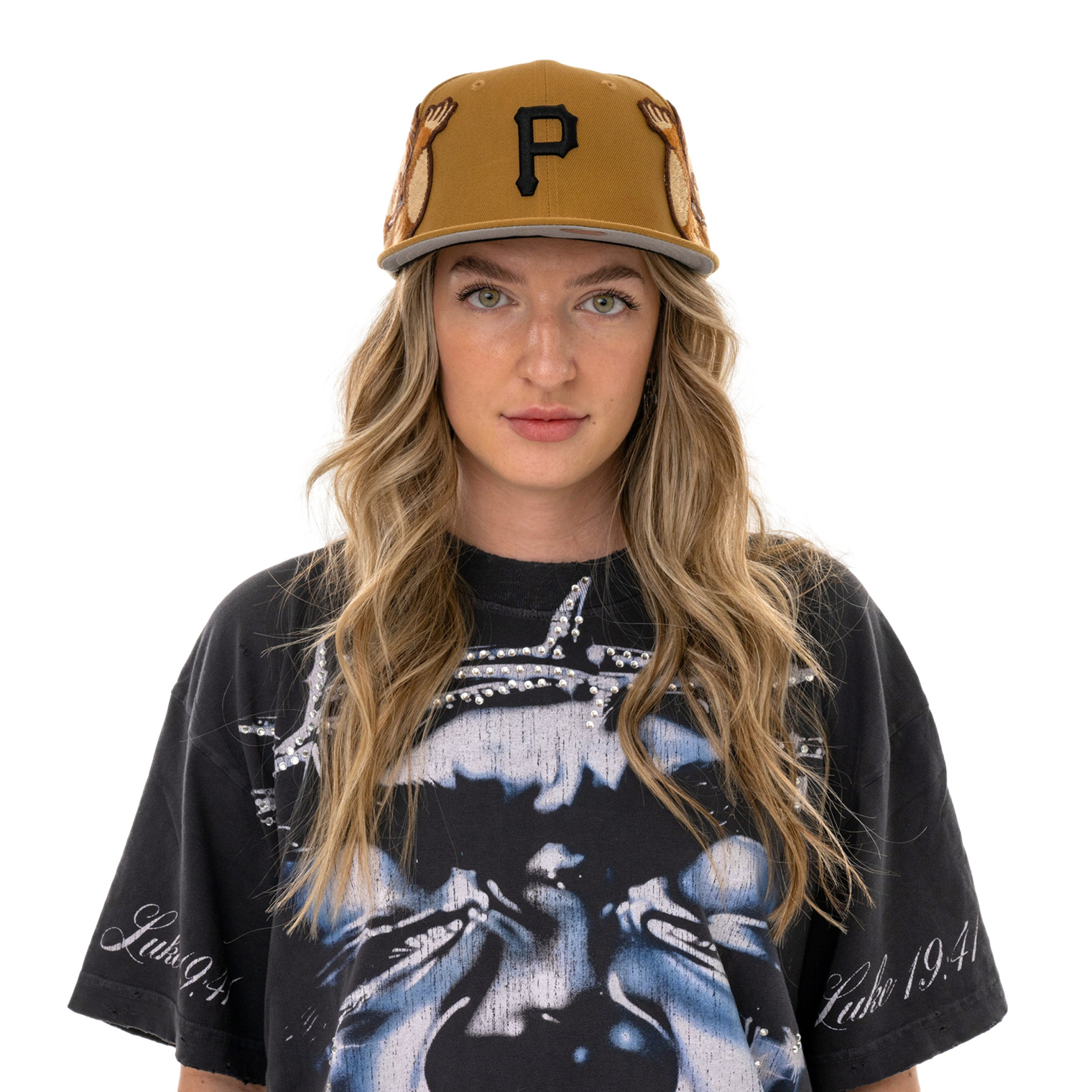 Jon Stan Jon Stan Pirates Angel Fitted Hat