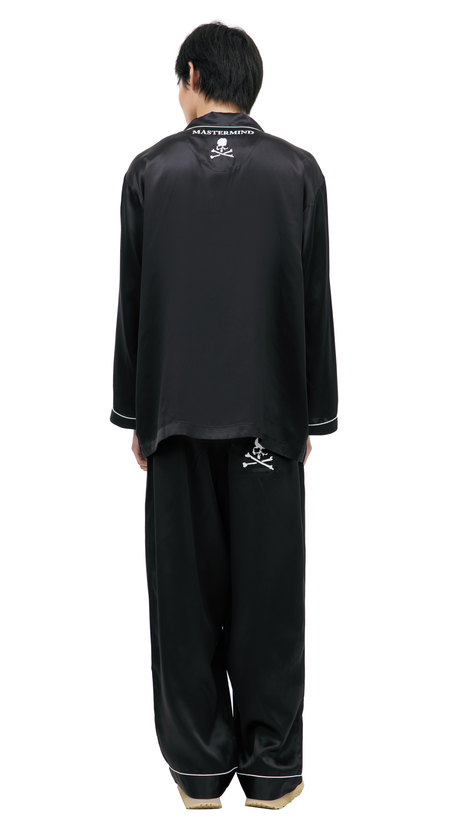 Mastermind WORLD Black silk pyjama