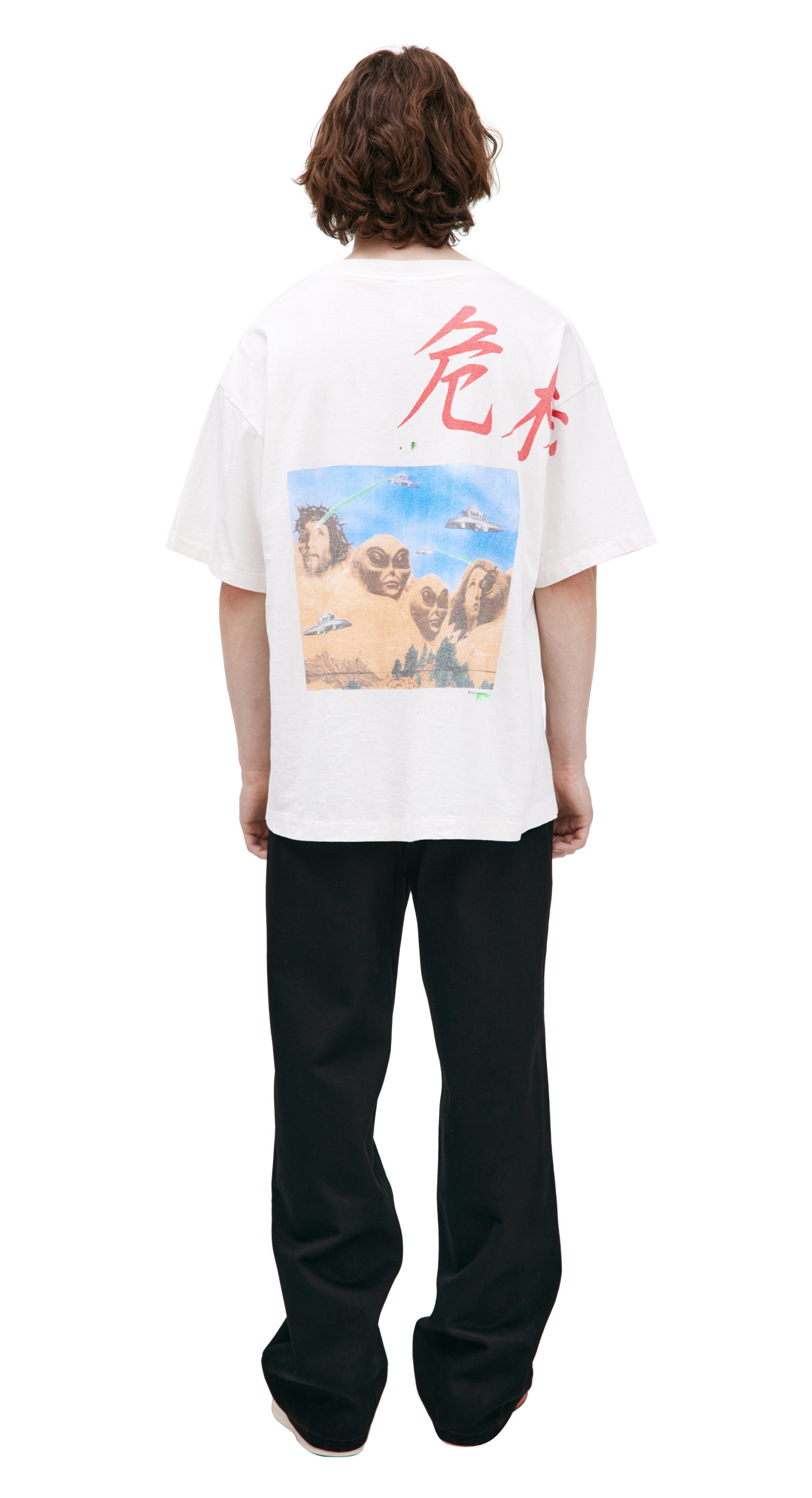 Saint Mxxxxxx White print t-shirt