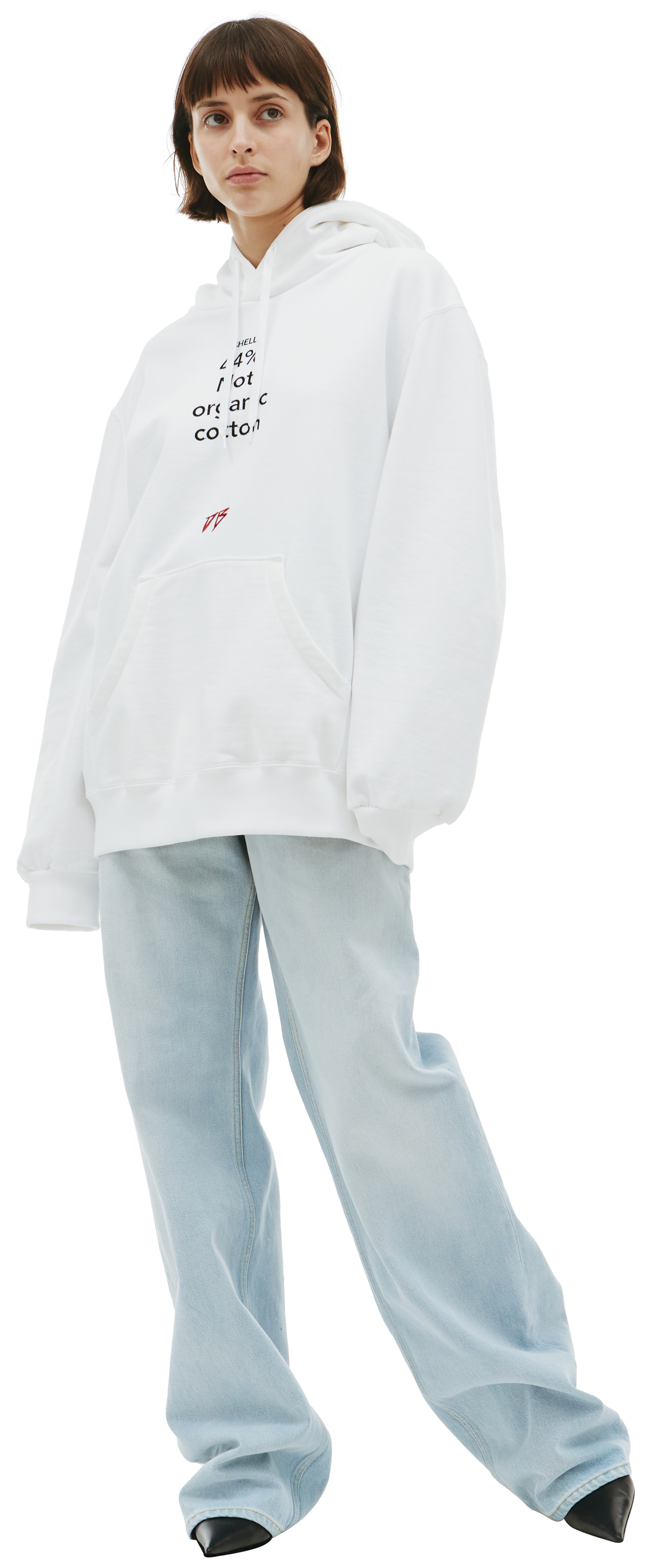 Doublet Hoodie with embroidery