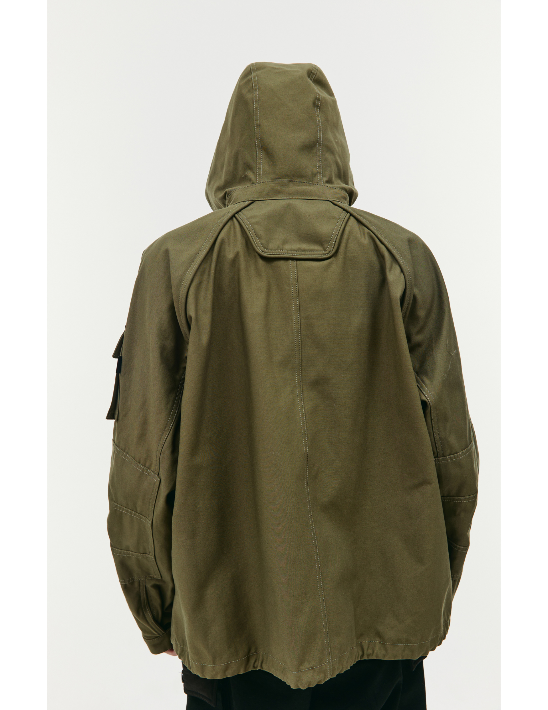 Juun.J Drawstring hooded jacket