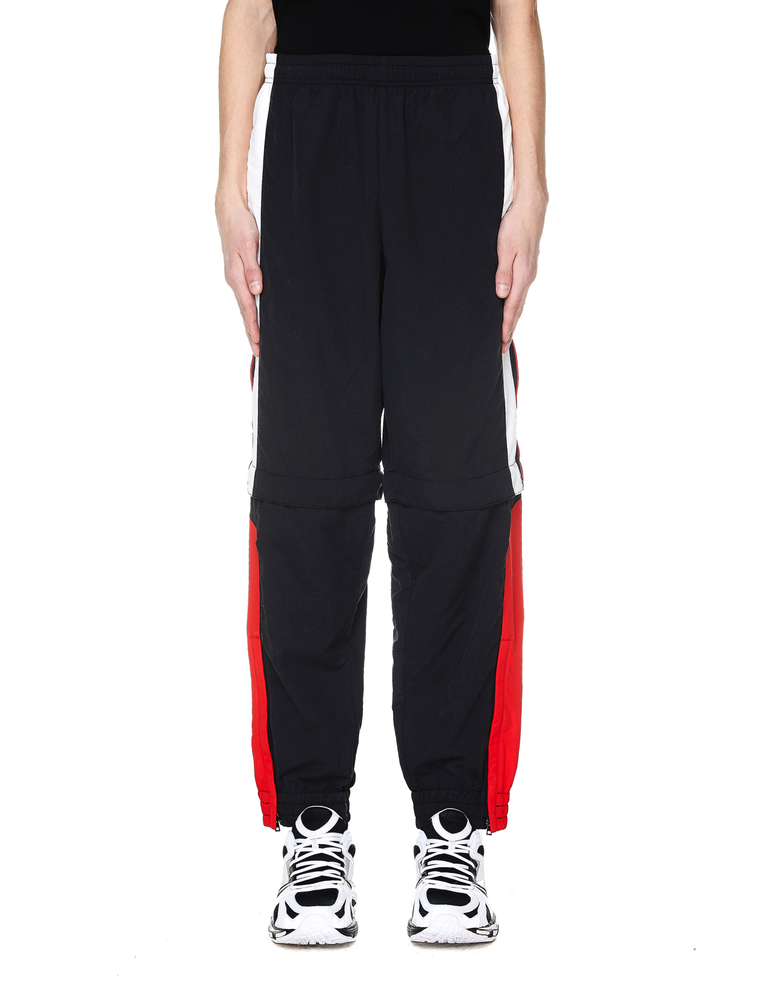 VETEMENTS Black Nylon Zip Trackpants