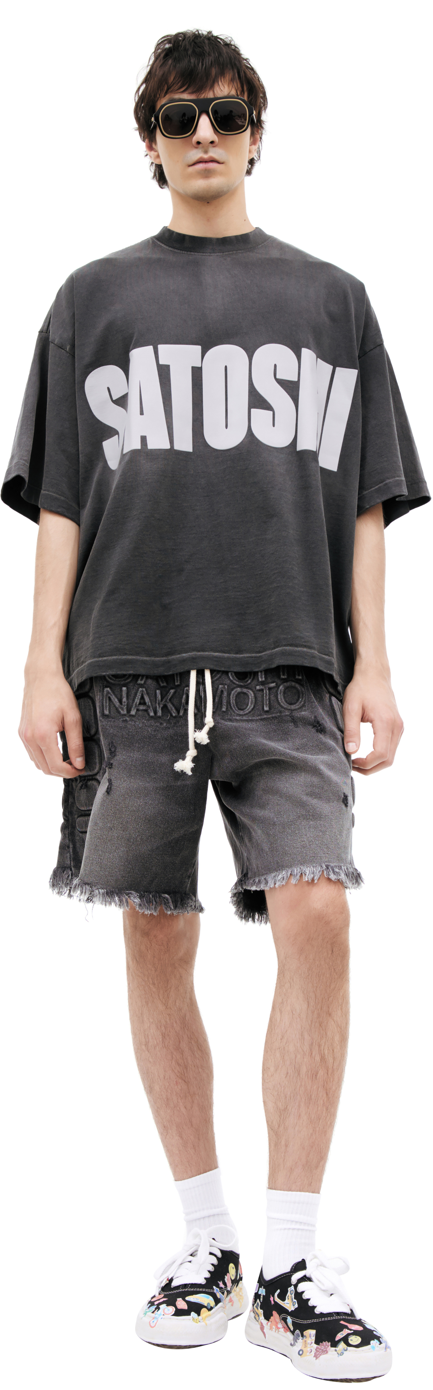 Satoshi Nakamoto Cotton T-shirt with logo