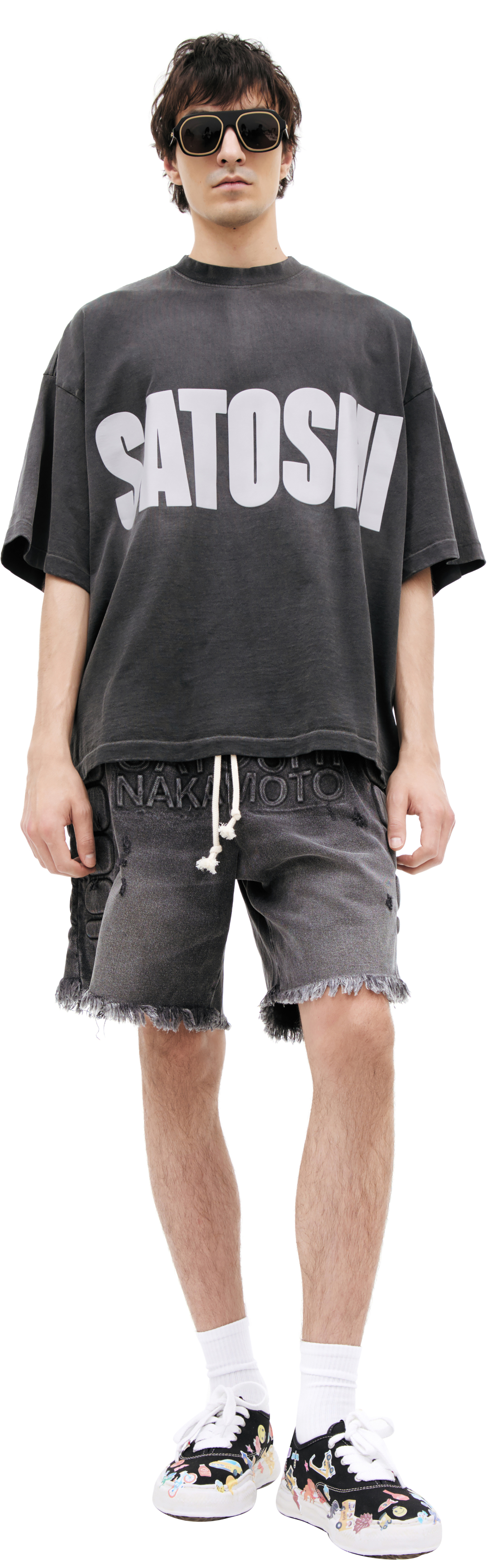 Satoshi Nakamoto Cotton T-shirt with logo