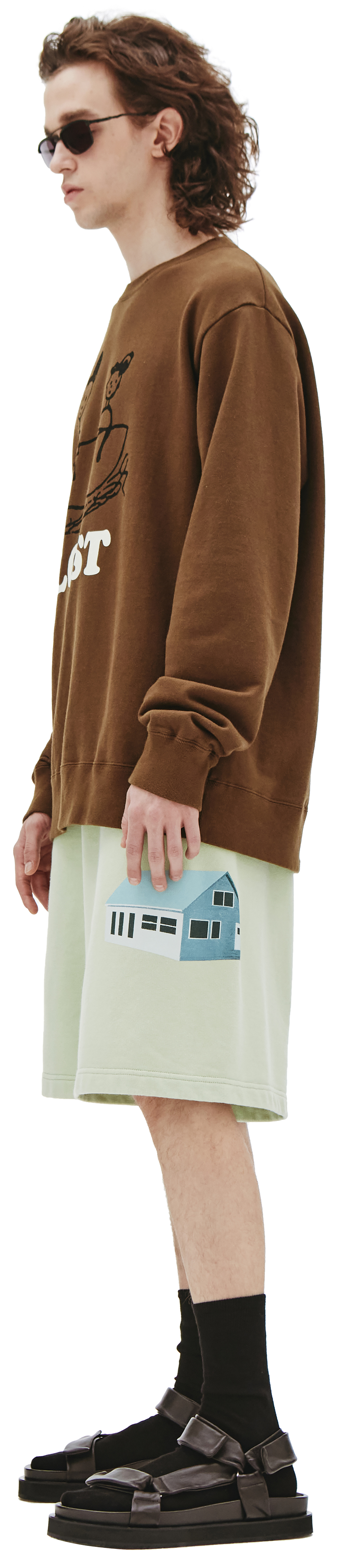 Undercover Printed Cotton Sweatshirt