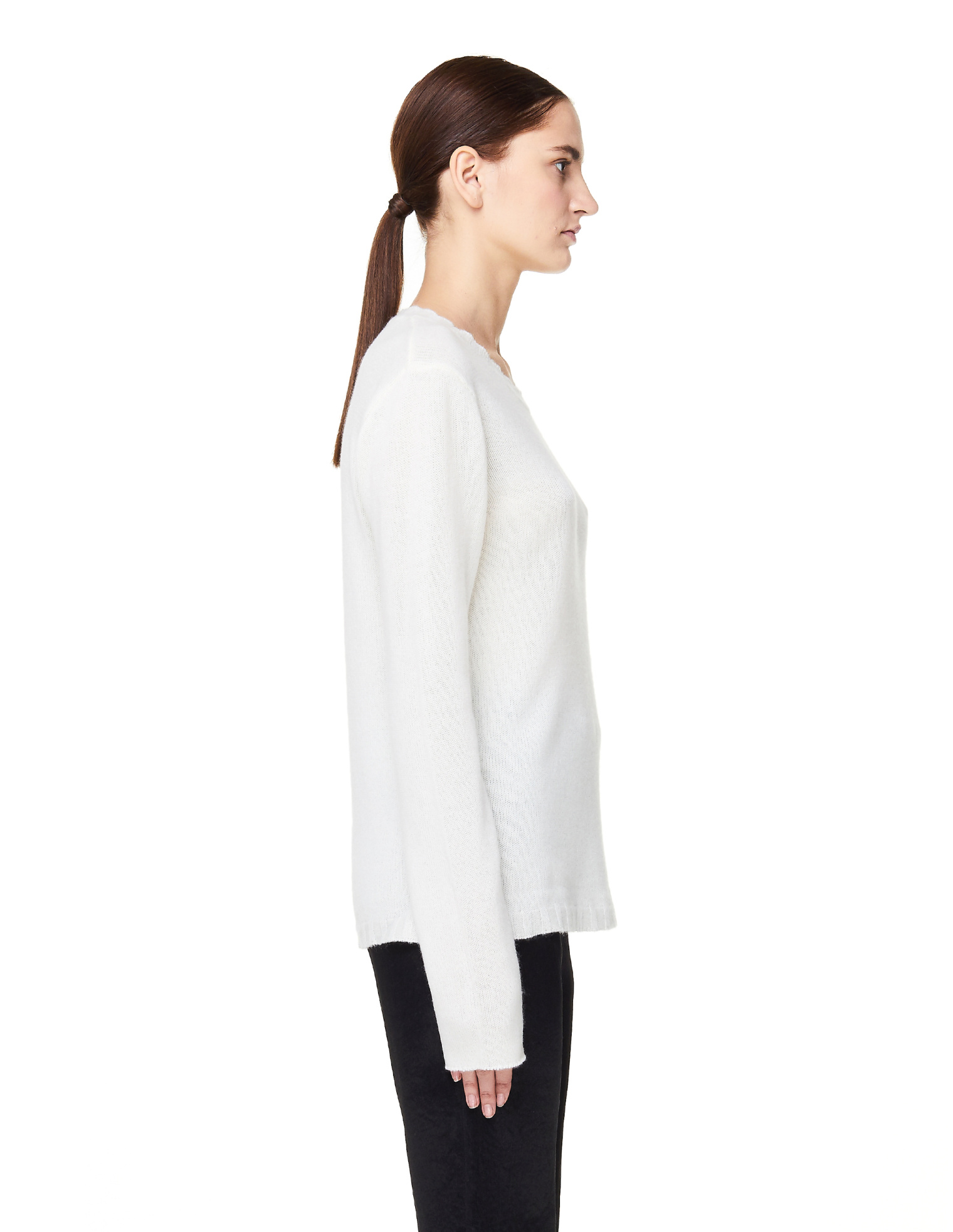 James Perse Ivory Cashmere Sweater