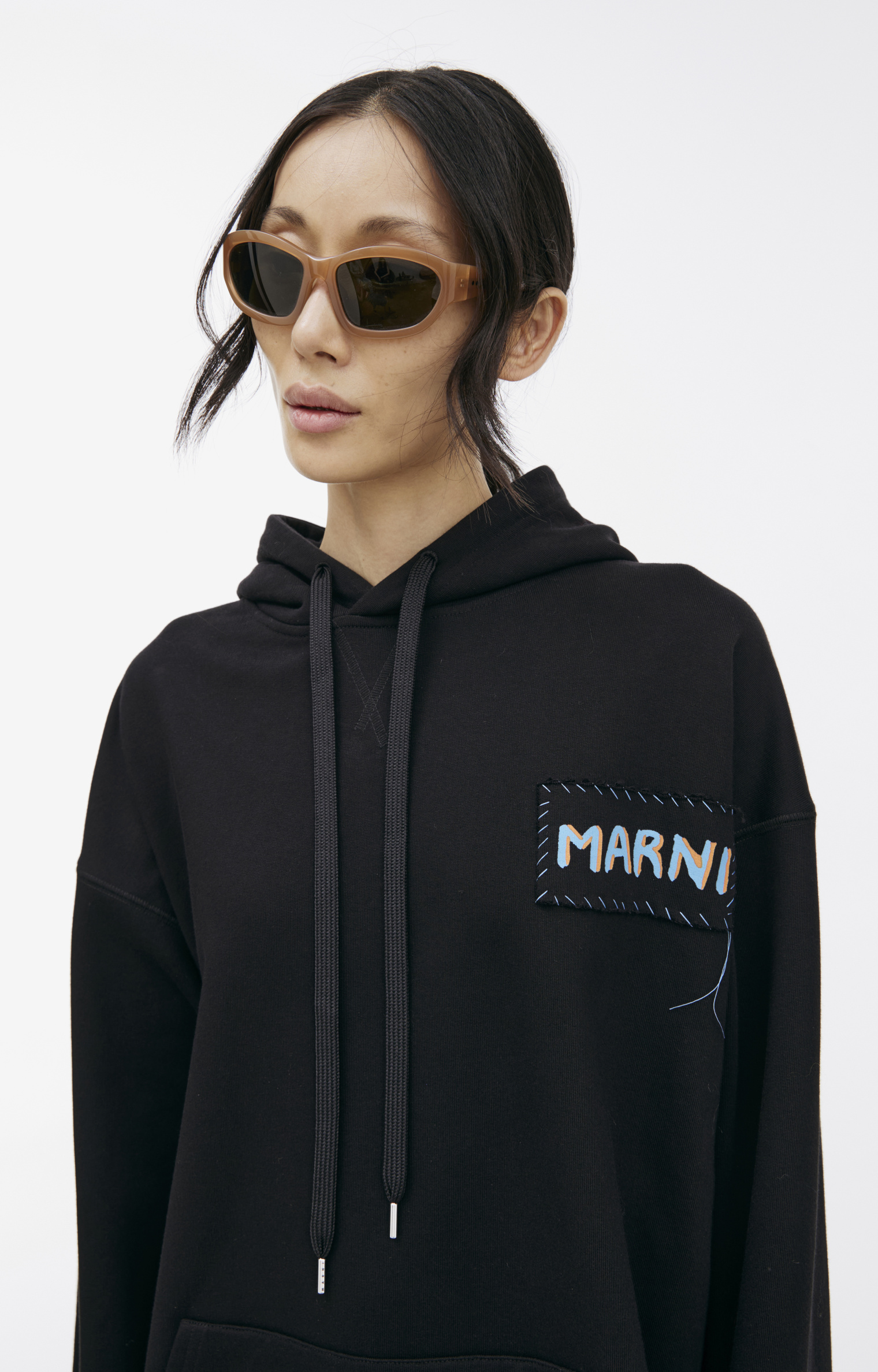 Marni Oversize logo hoodie