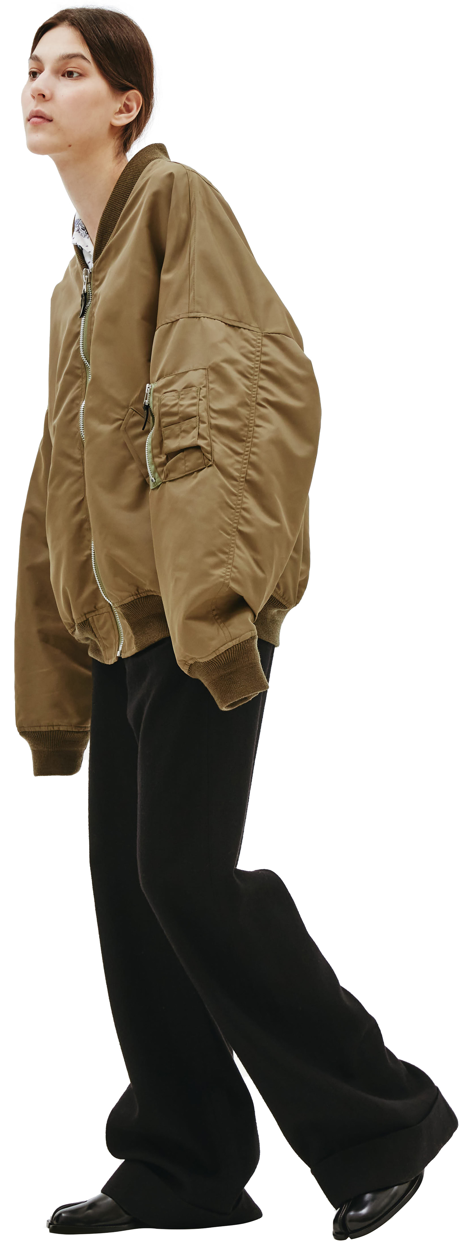 Doublet Olive Vegetable Dyed MA-1 Bomber