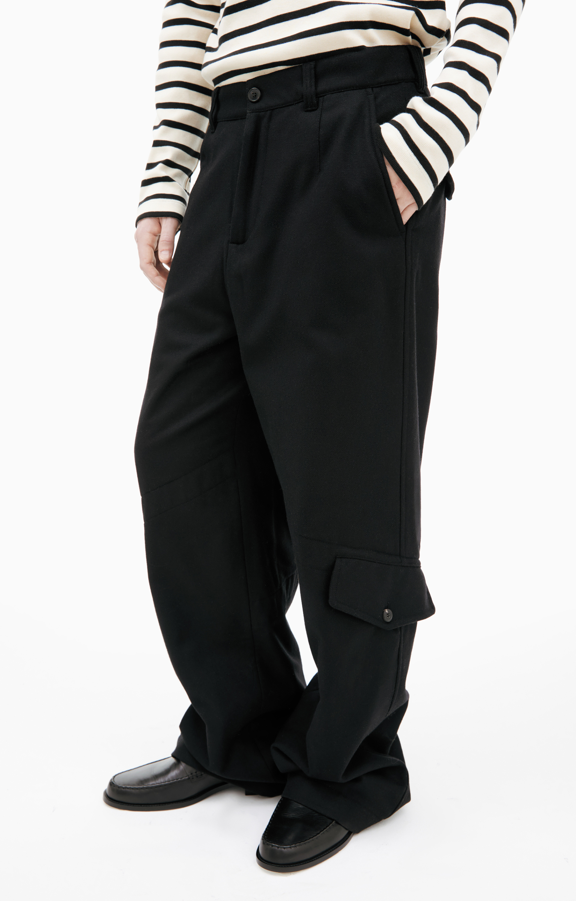 Dries Van Noten Wool cargo trousers
