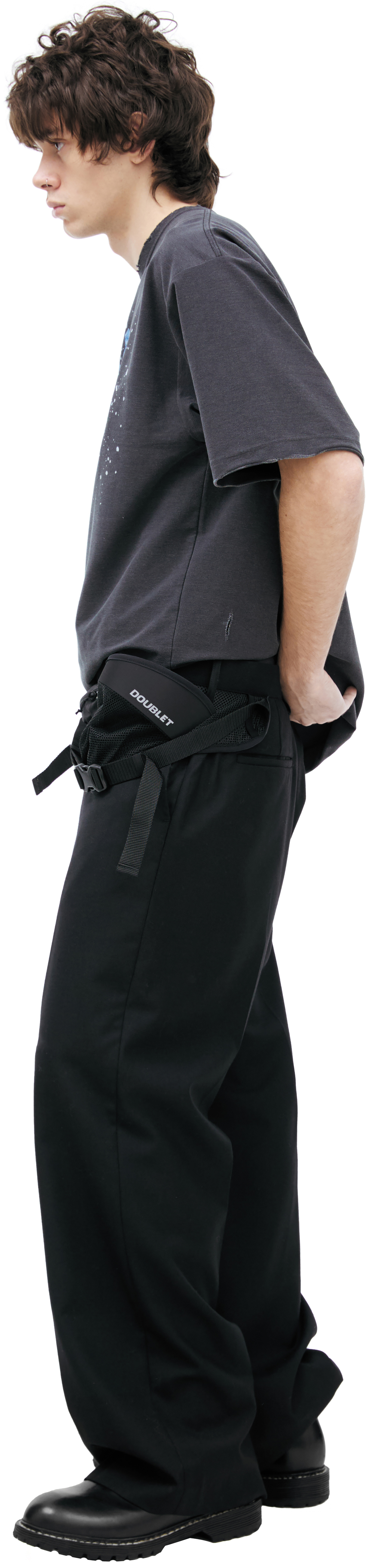 Doublet Black ‘COVEROS’ T-Shirt