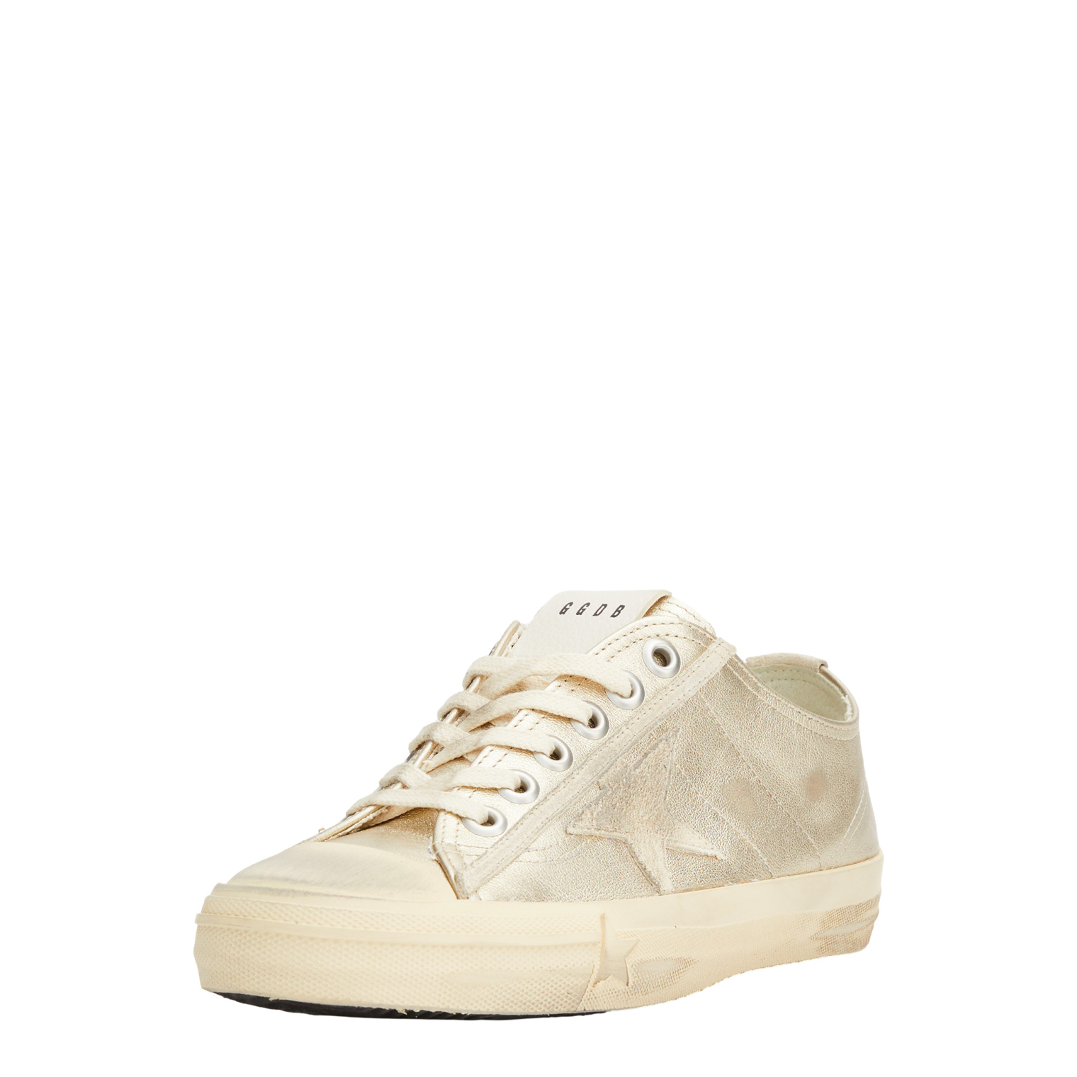 Golden Goose V-Star vaminated upper sneakers