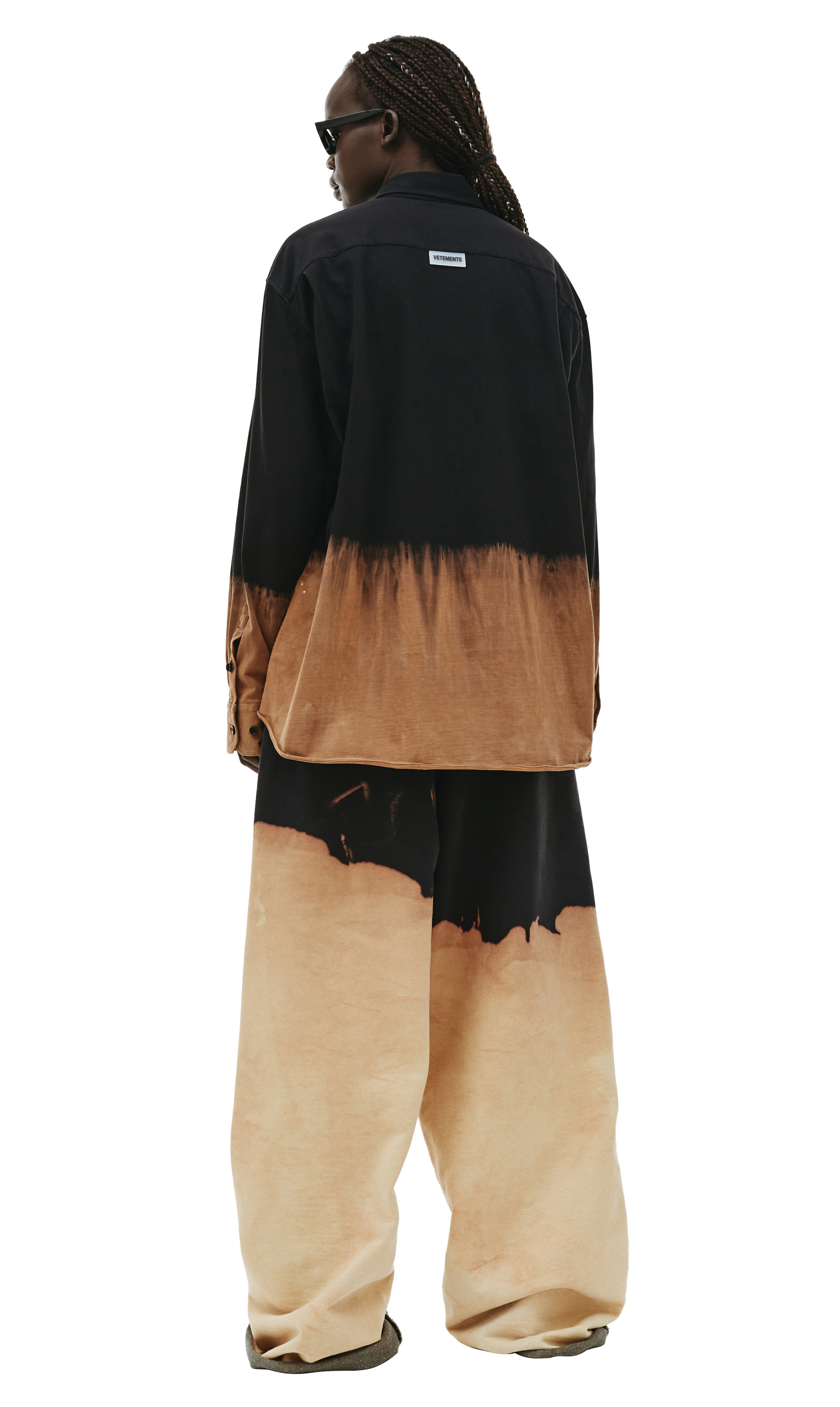 VETEMENTS Bleached cotton shirt