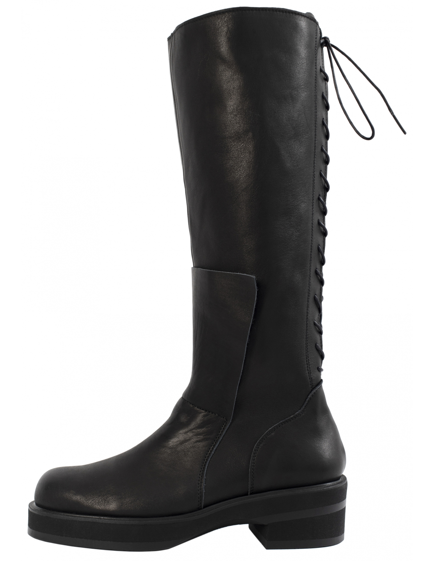 Yohji Yamamoto Black Leather Boots