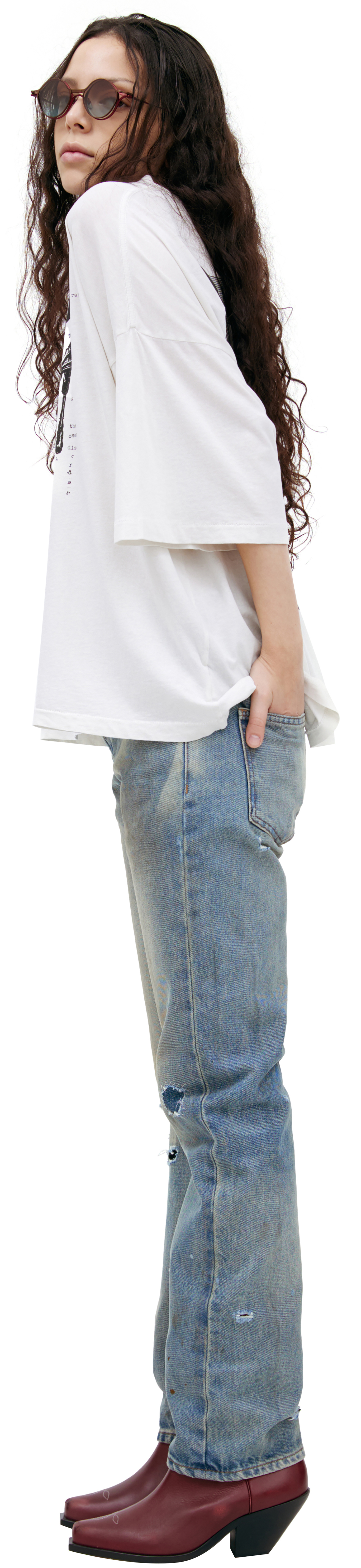 Buy Enfants Riches Déprimés women white printed t-shirt for €552