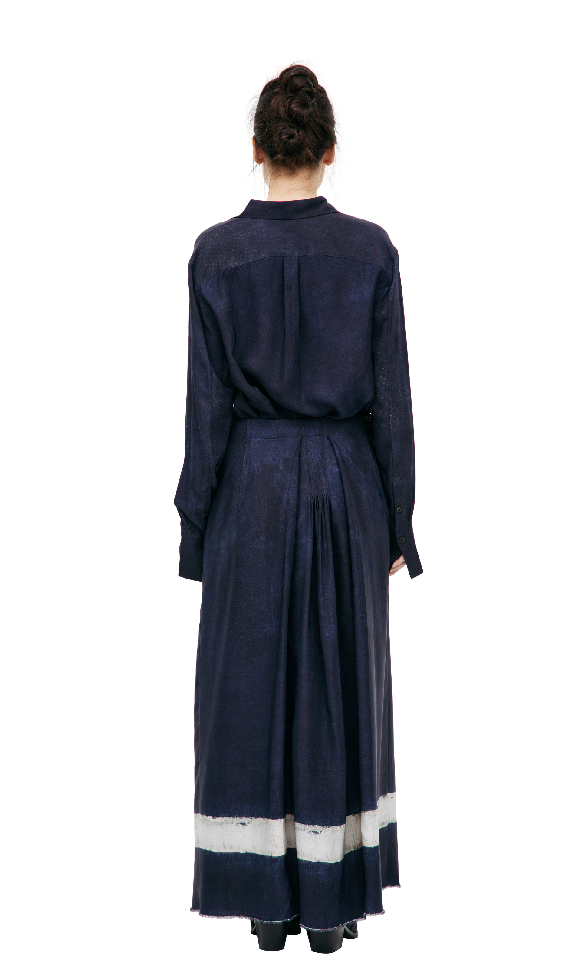 Ziggy Chen Silk maxi skirt