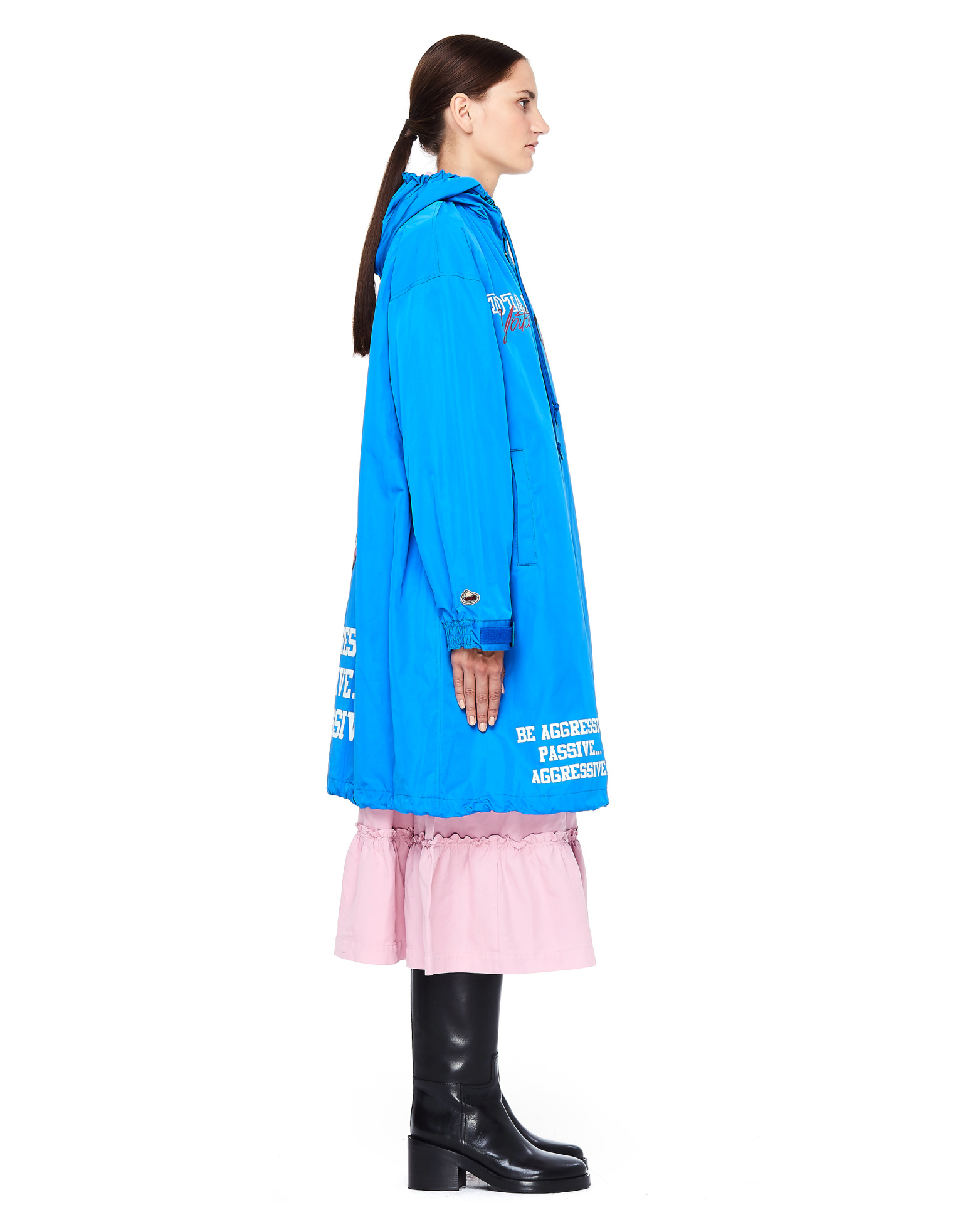 Undercover Total Youth Printed Blue Raincoat