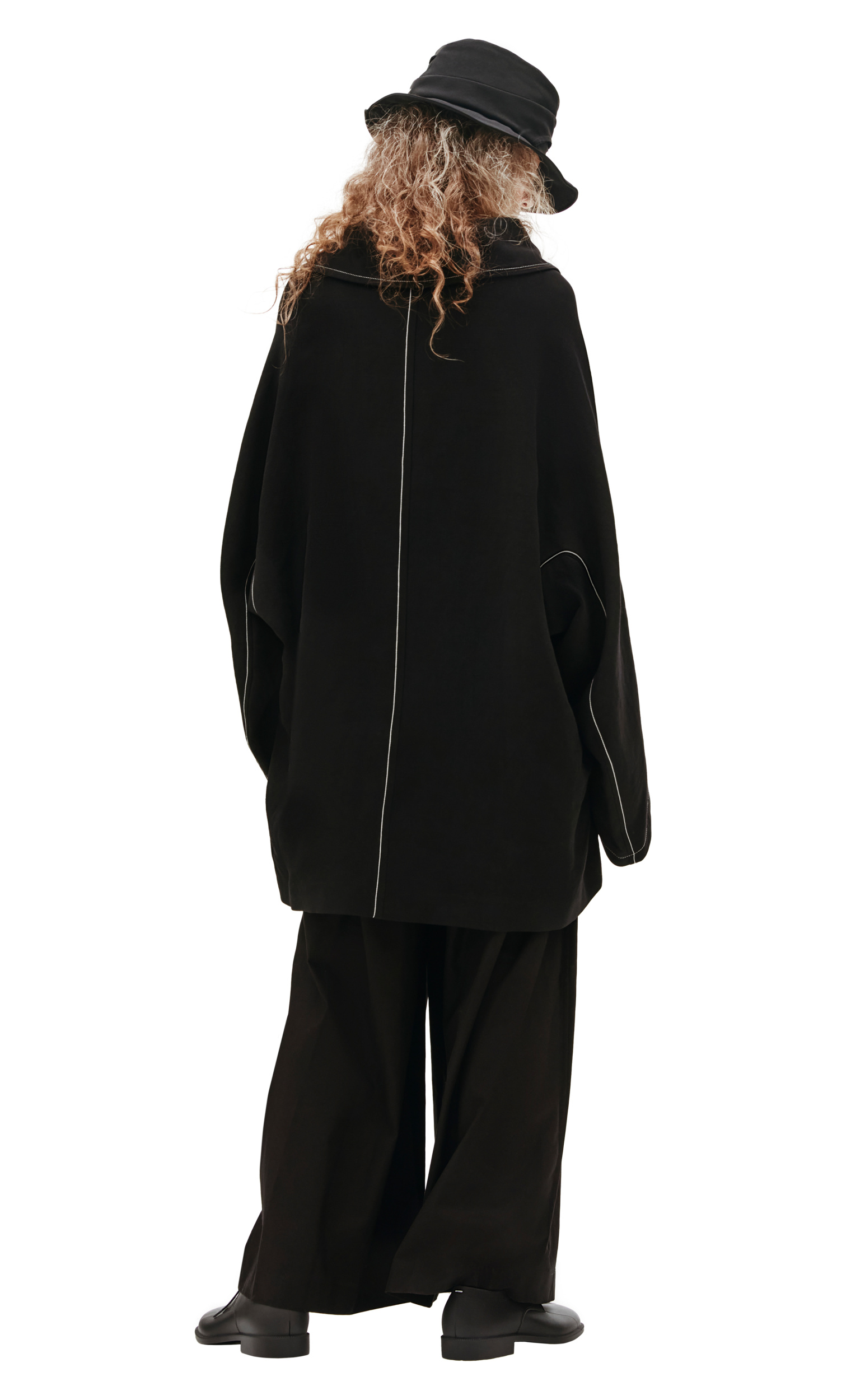 Y\'s Coat with contrasting seams