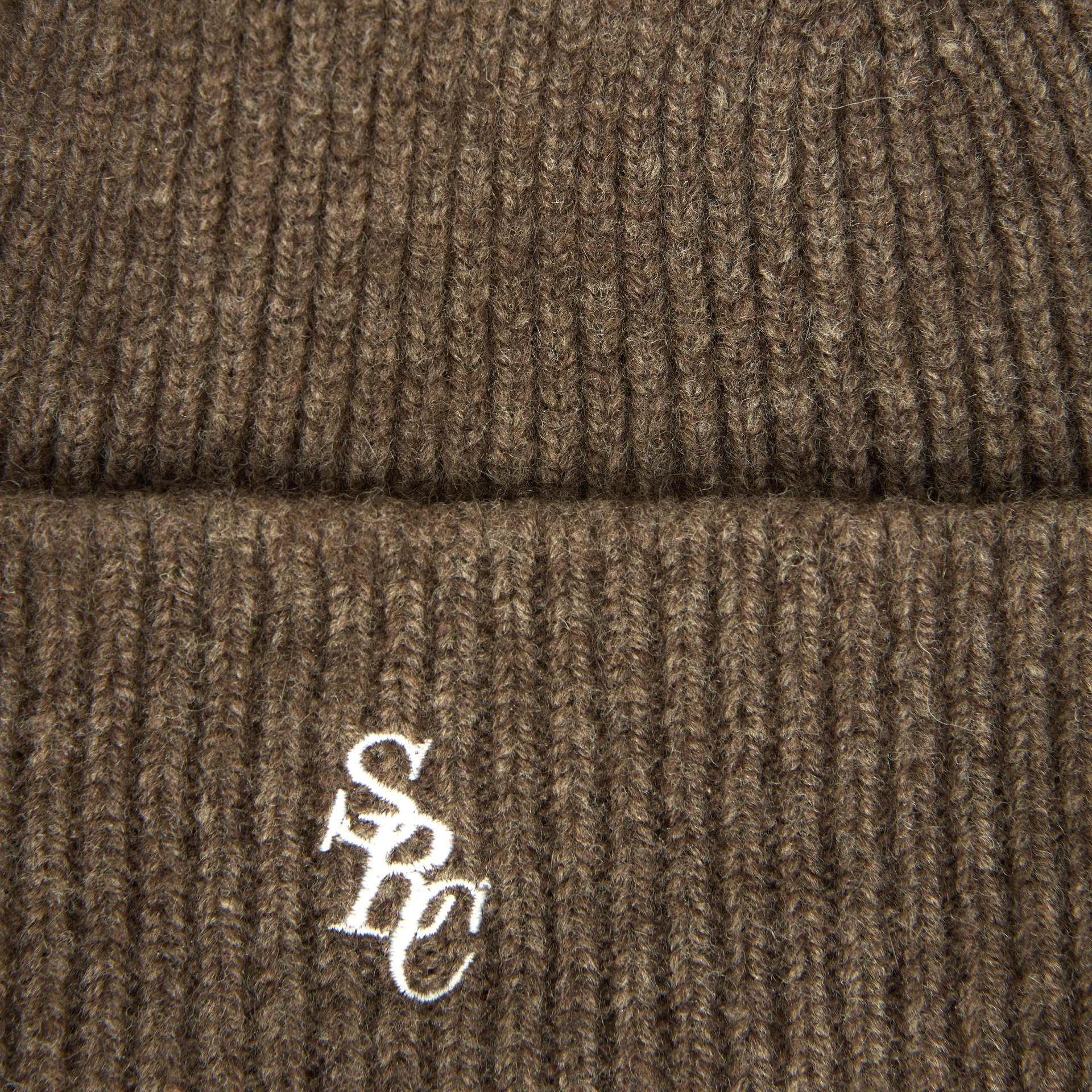 SPORTY & RICH Knitted wool beanie