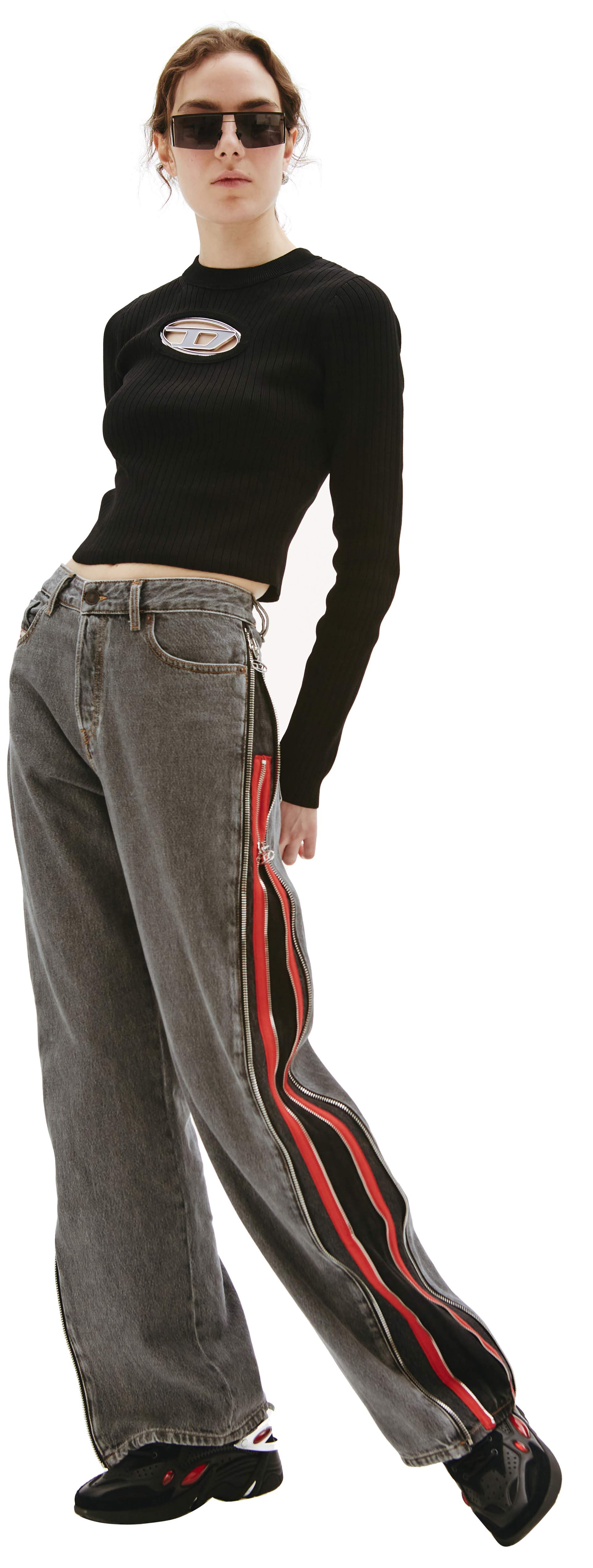 Diesel Rib knit M-Desmoines longsleeve