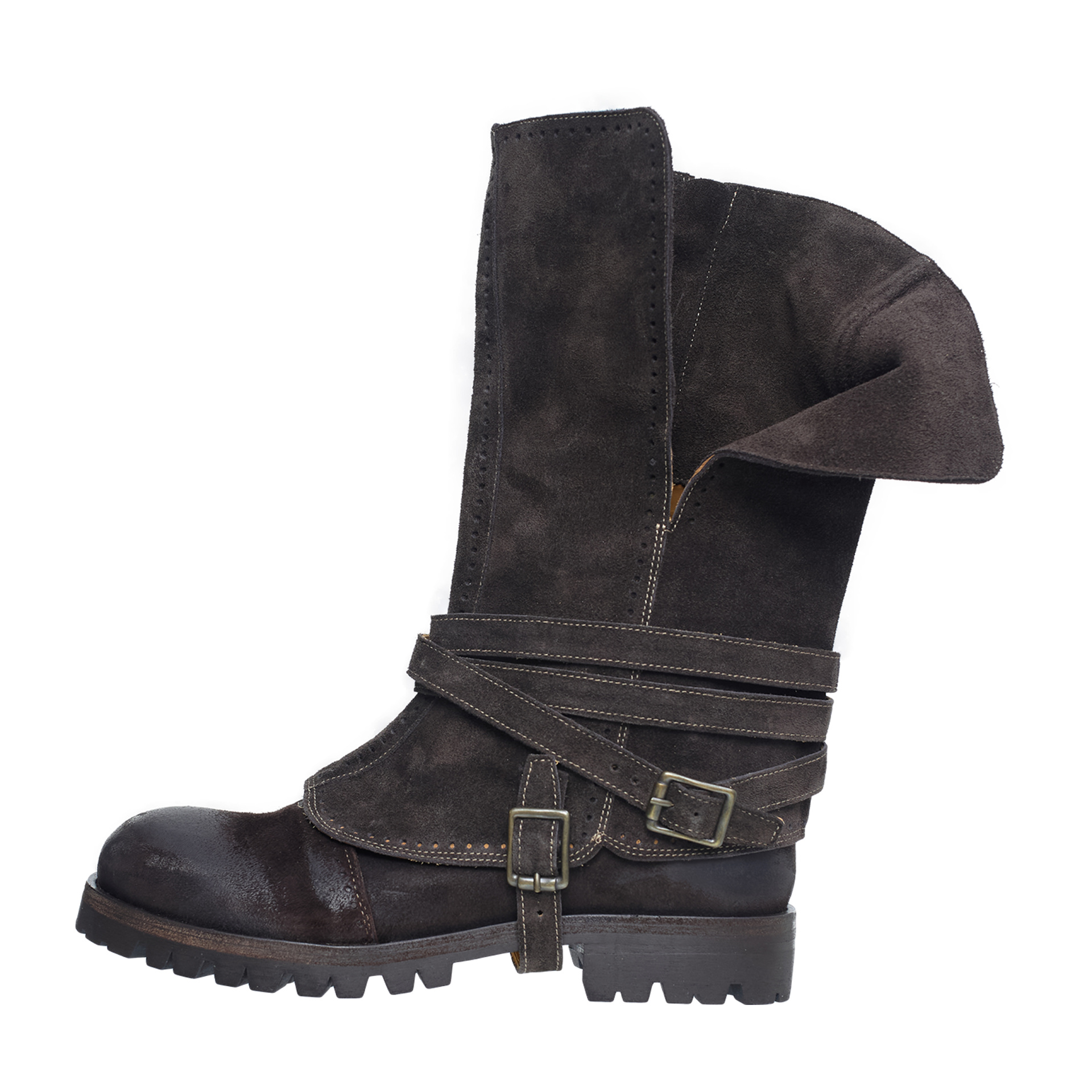 Ziggy Chen Leather boots with cuffs
