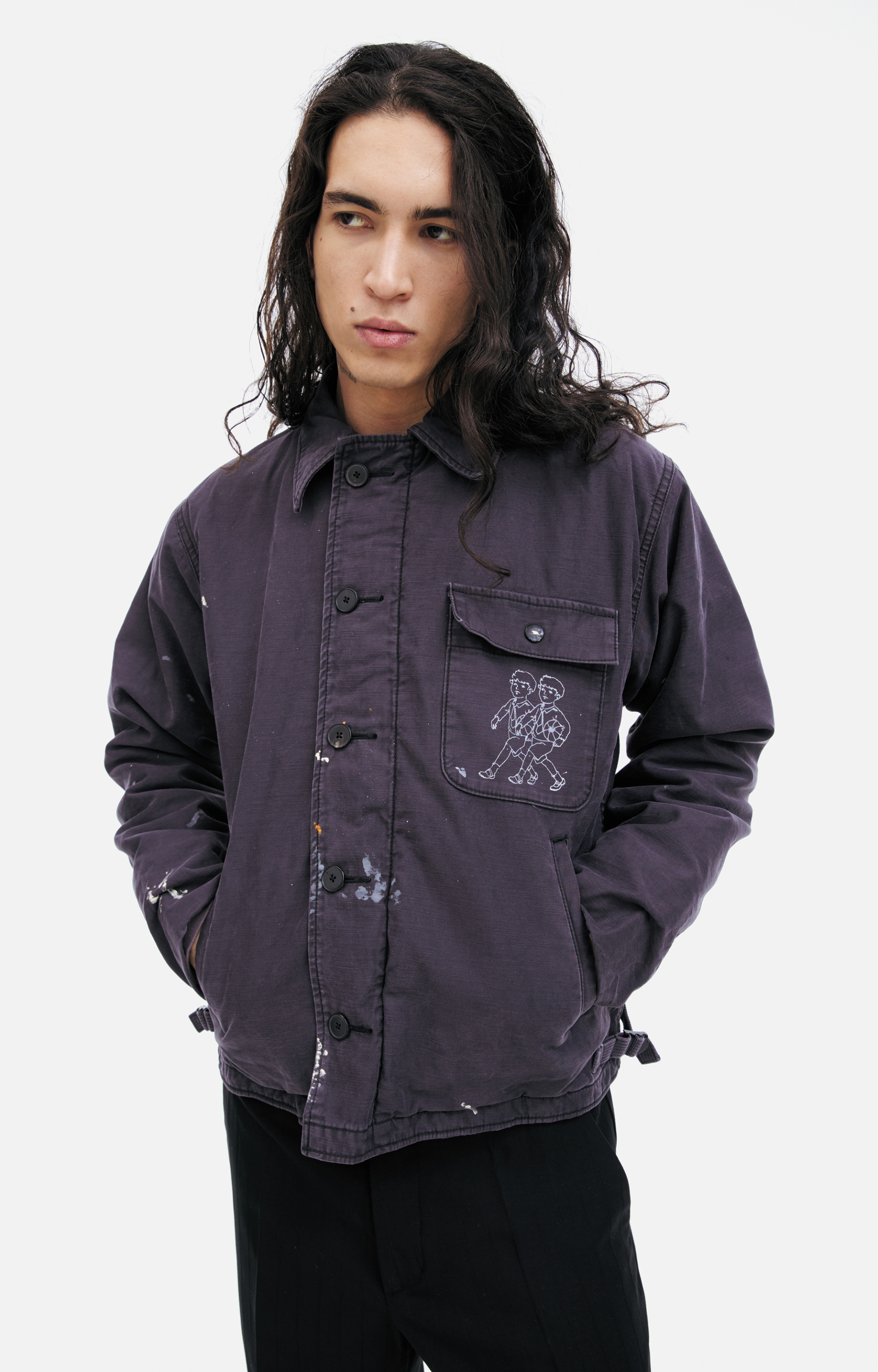 Enfants Riches Déprimés Embroidered Jacket