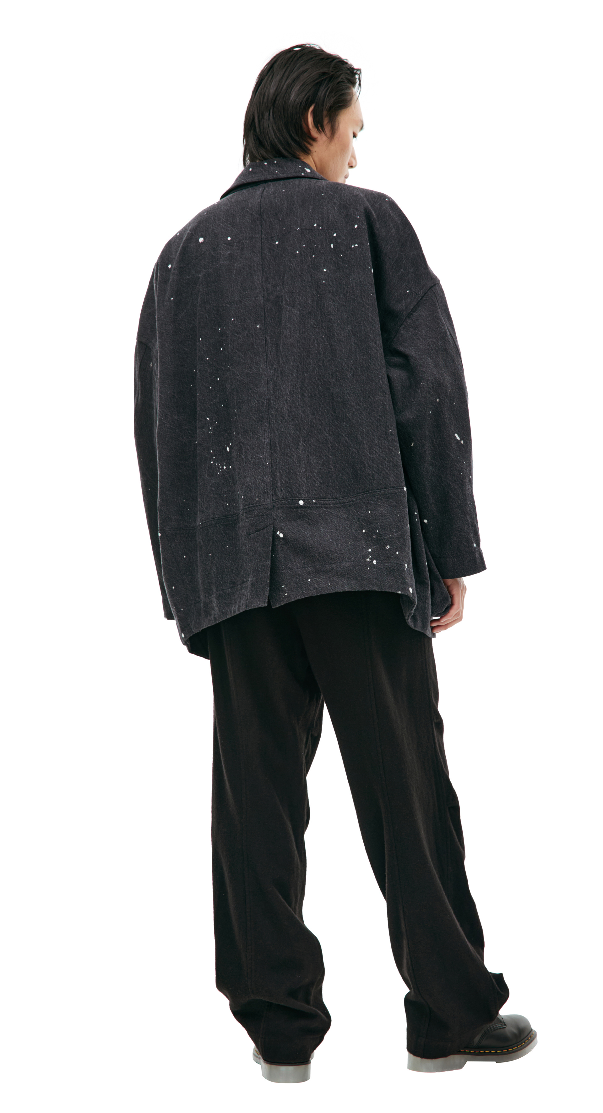 Ziggy Chen Paint effect blazer