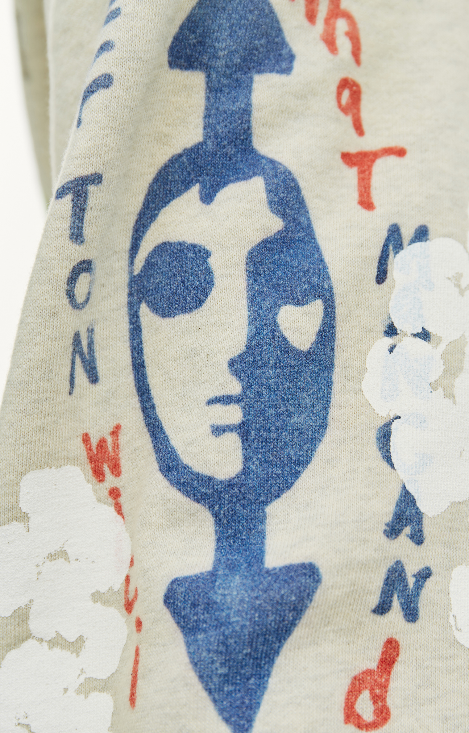 Saint Michael Denim Tears x Saint Michael printed hoodie