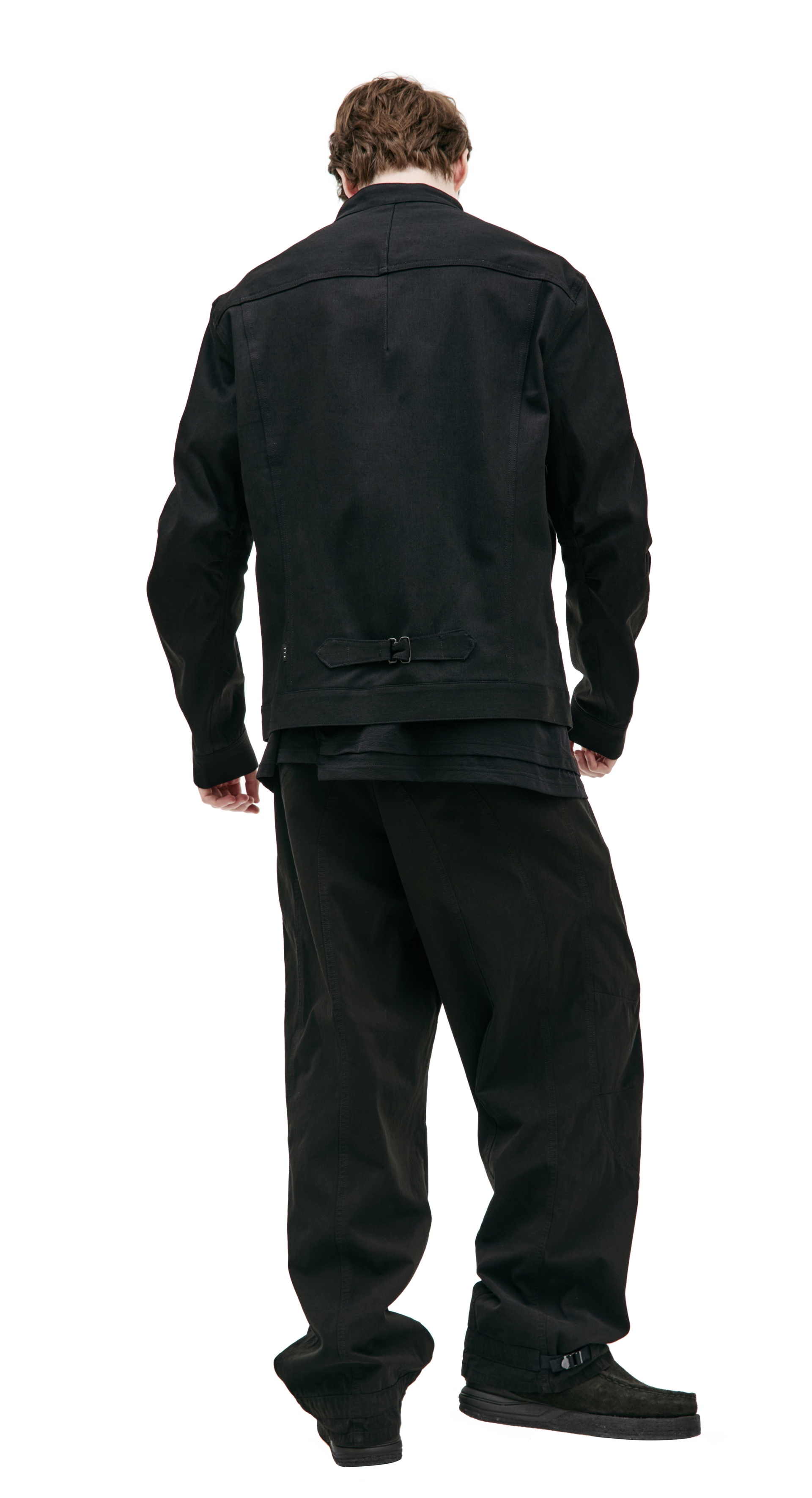 The Viridi-Anne Black denim jacket