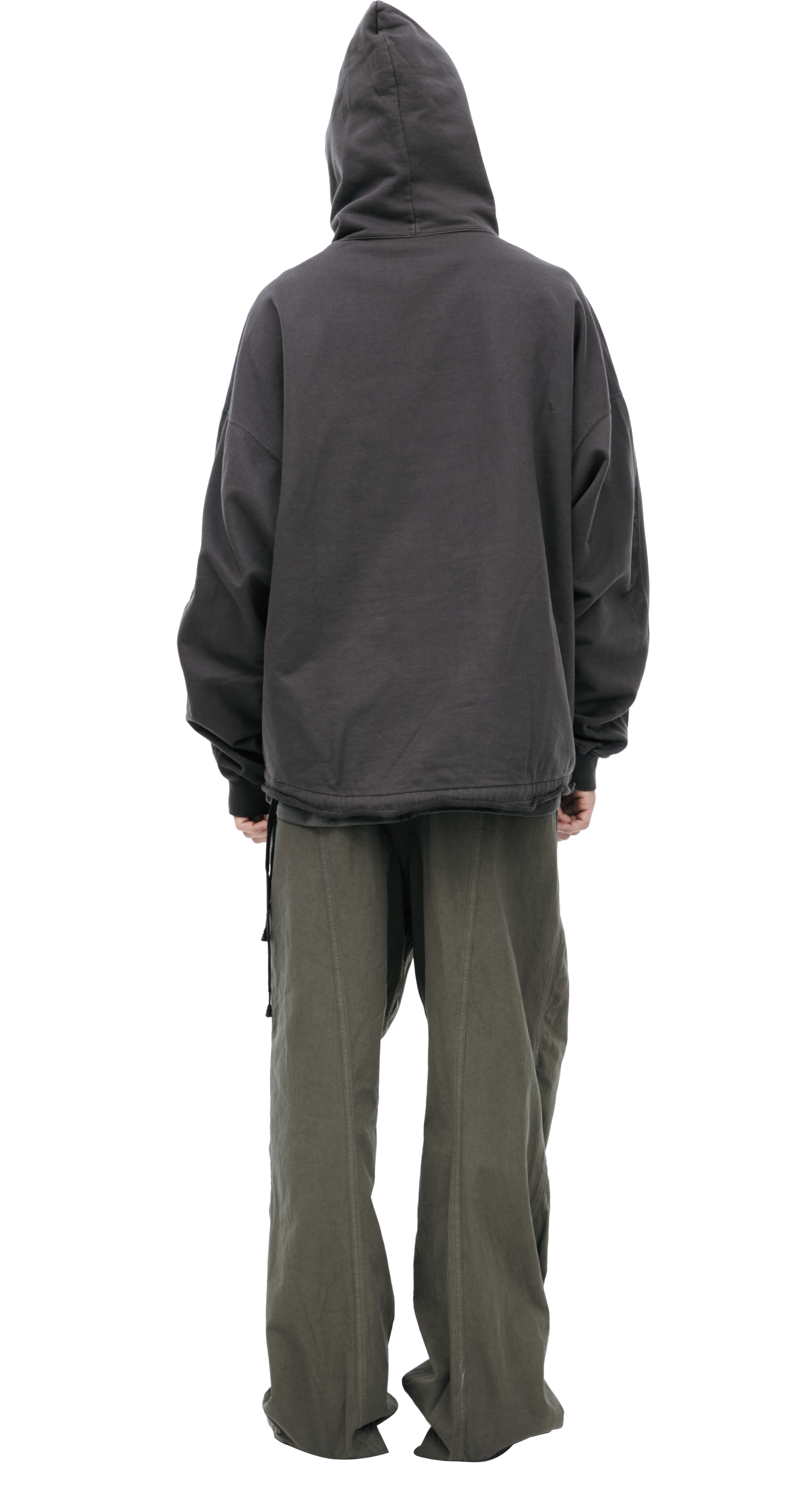 The Viridi-Anne Cotton hoodie with a drawstring