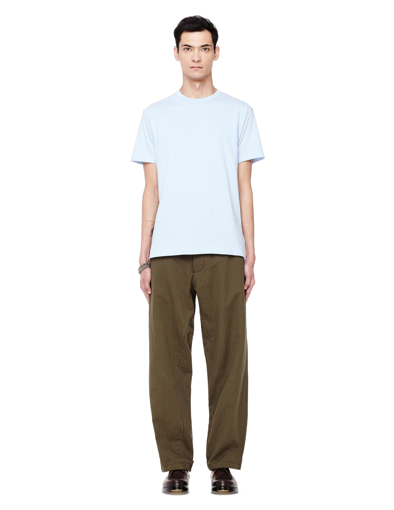 Comme des Garcons Homme plus Футболка со вставкой из сетки