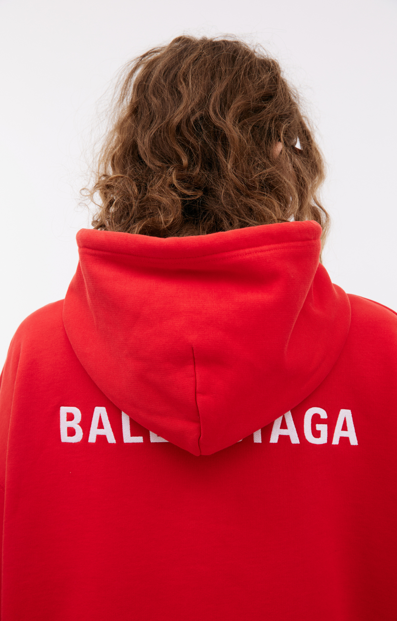 Balenciaga Оверсайз худи с логотипом