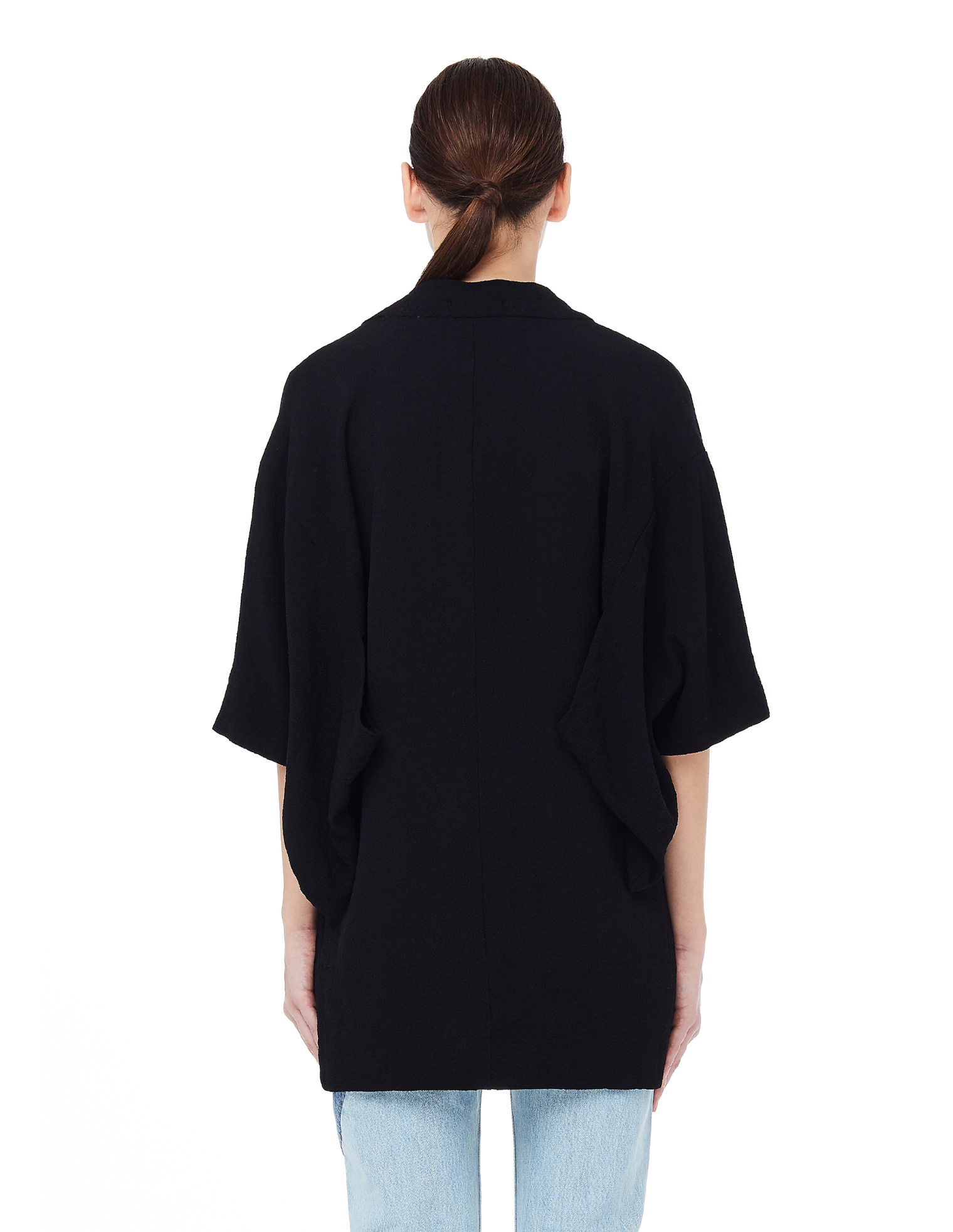 Blackyoto Toko Black Silk Kimono