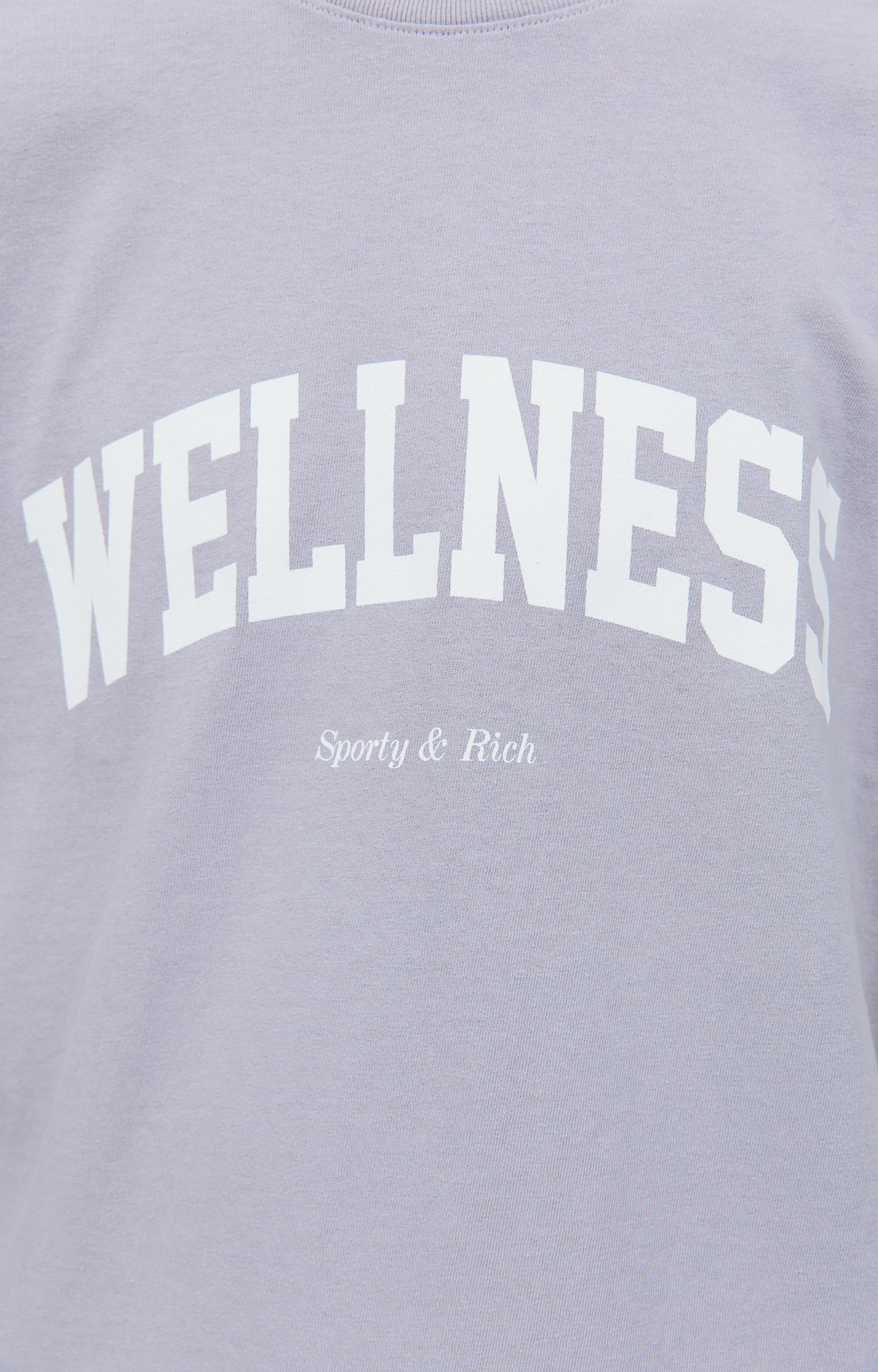 SPORTY & RICH Хлопковая футболка \'Wellness Ivy\'